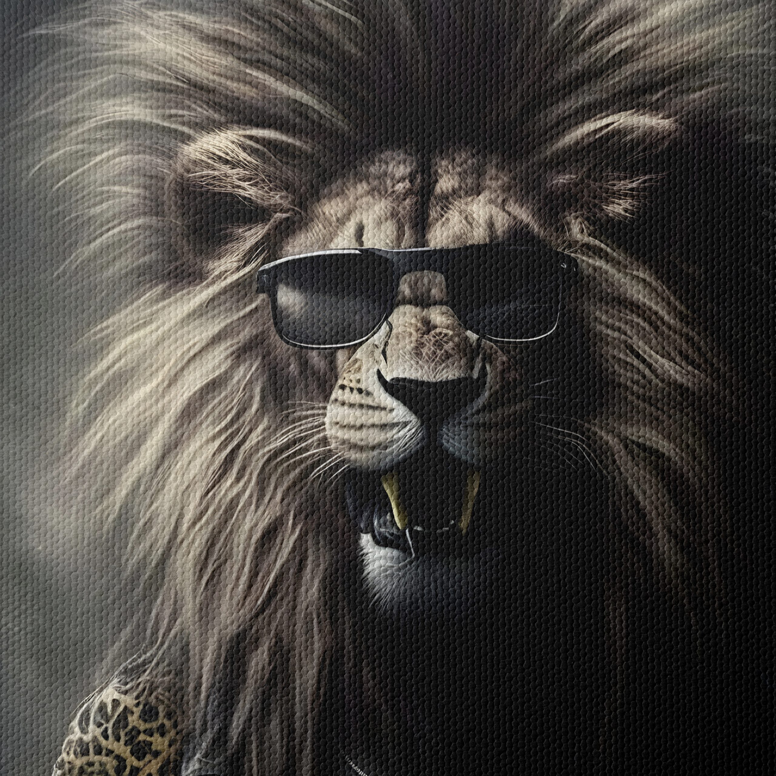 Lion Playing Guitar in Sunglasses - Image 4