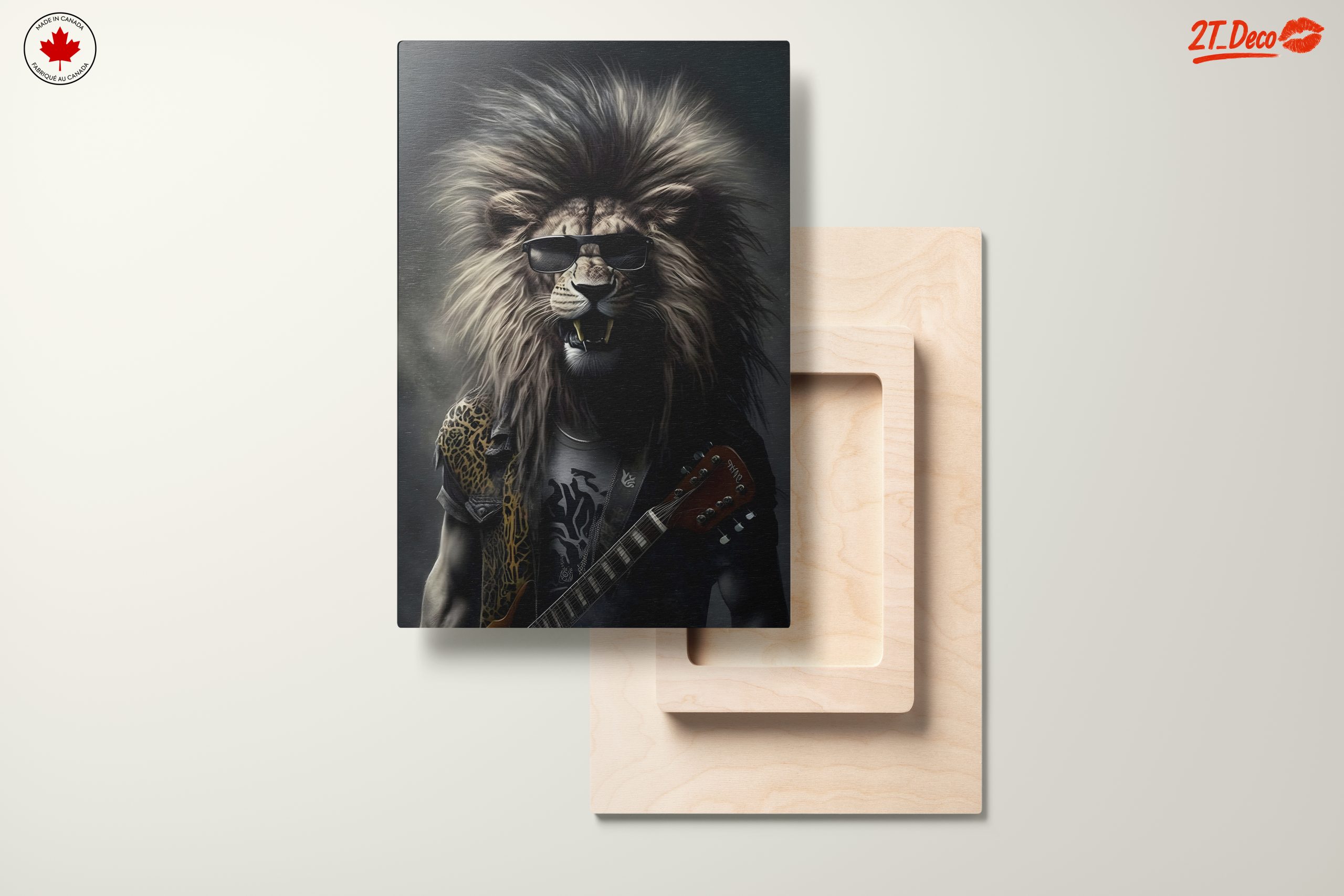 Lion Playing Guitar in Sunglasses - Image 11