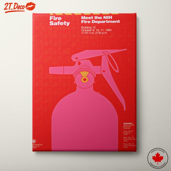 Fire Safety Promotional Pop Art