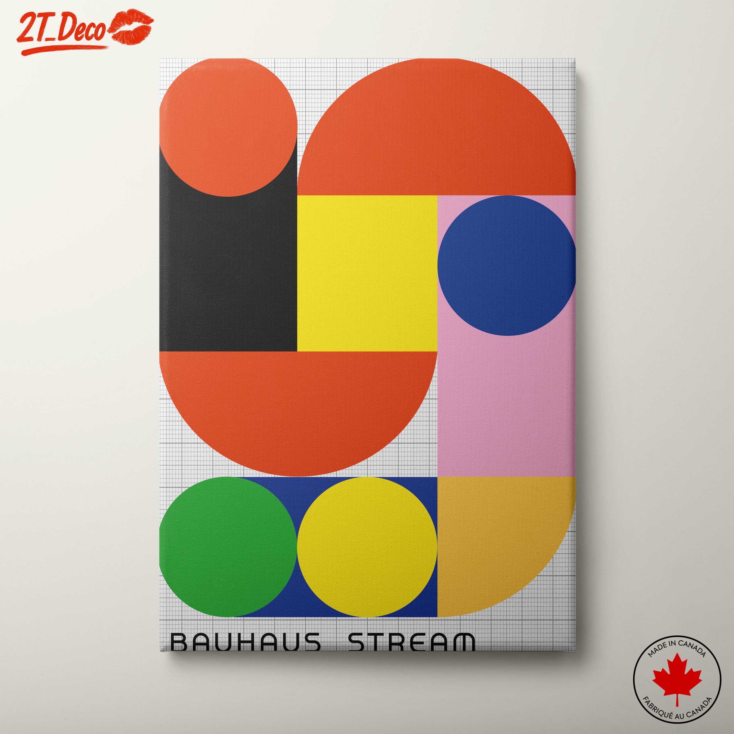 Vibrant Colorful Abstract Composition