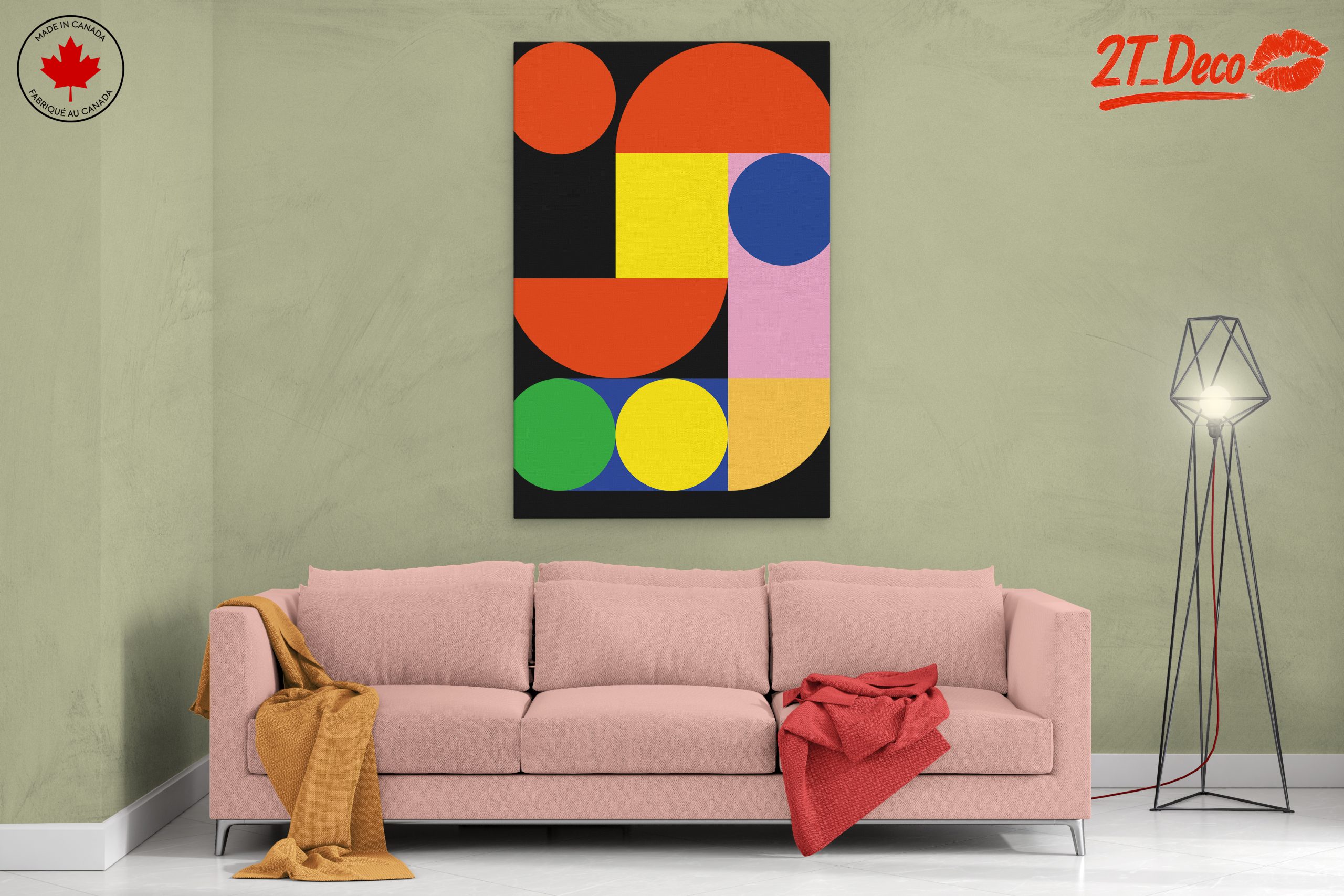 Vibrant Colorful Abstract Composition - Image 2