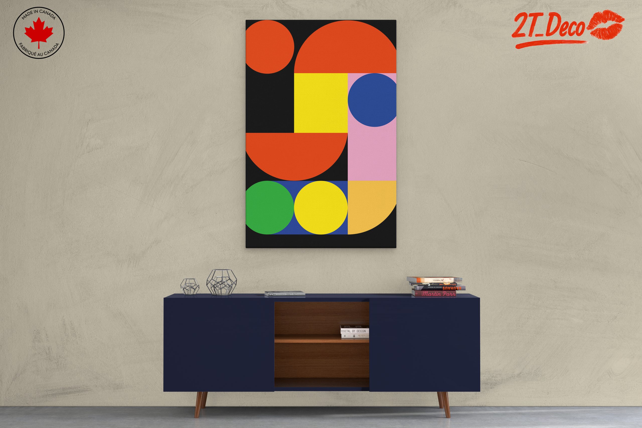 Vibrant Colorful Abstract Composition - Image 3