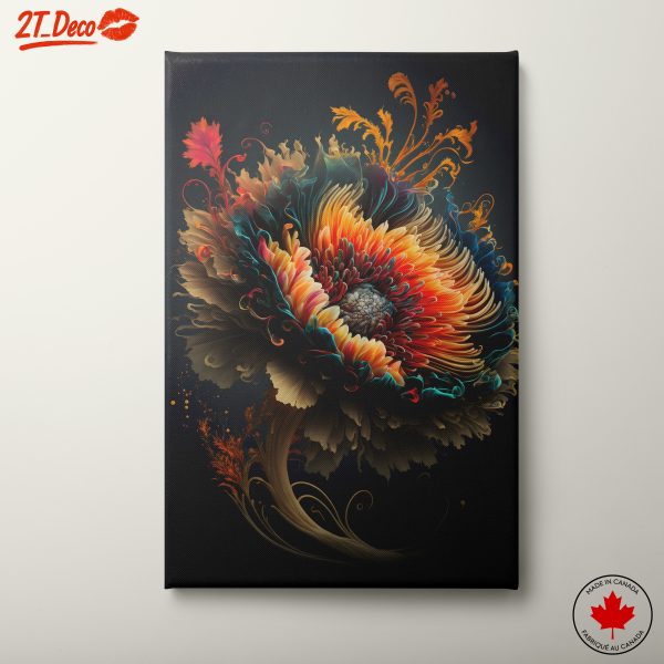 Vibrant Floral Abstract Art 7