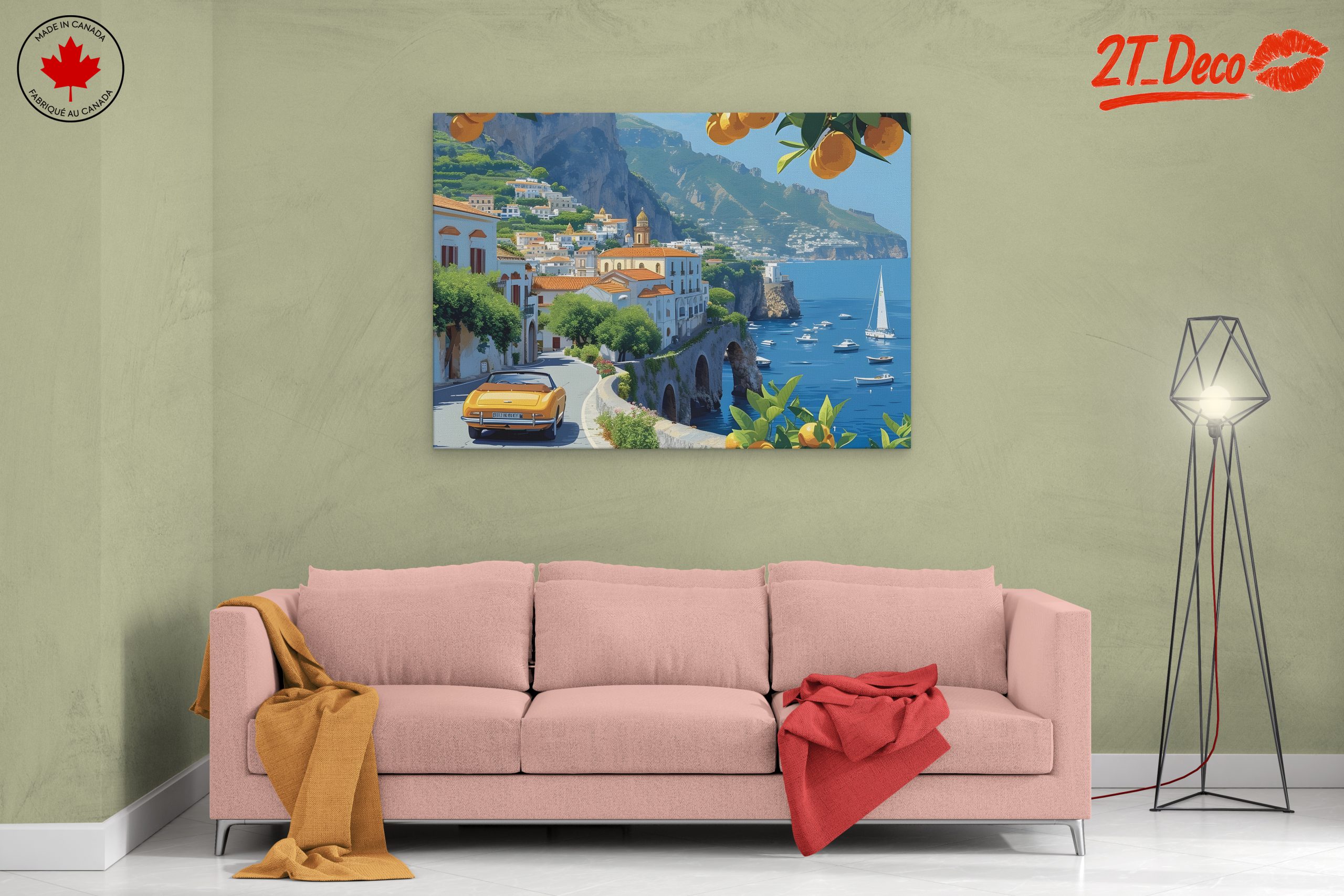 Charming Coastal Drive Through Mediterranean Village - Image 2