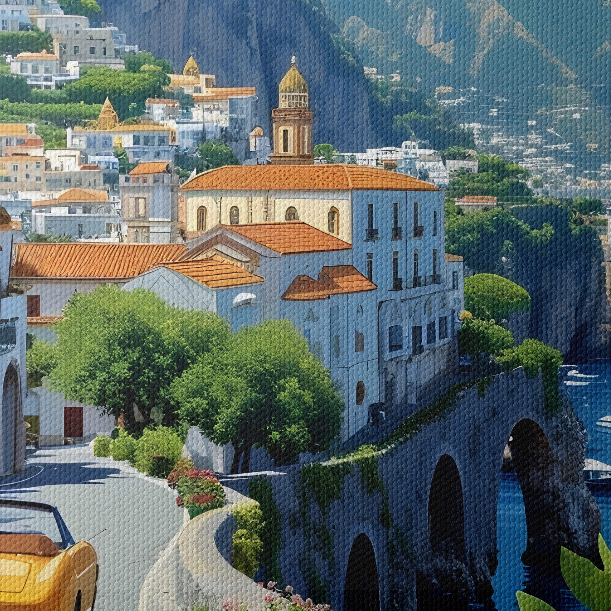 Charming Coastal Drive Through Mediterranean Village - Image 4