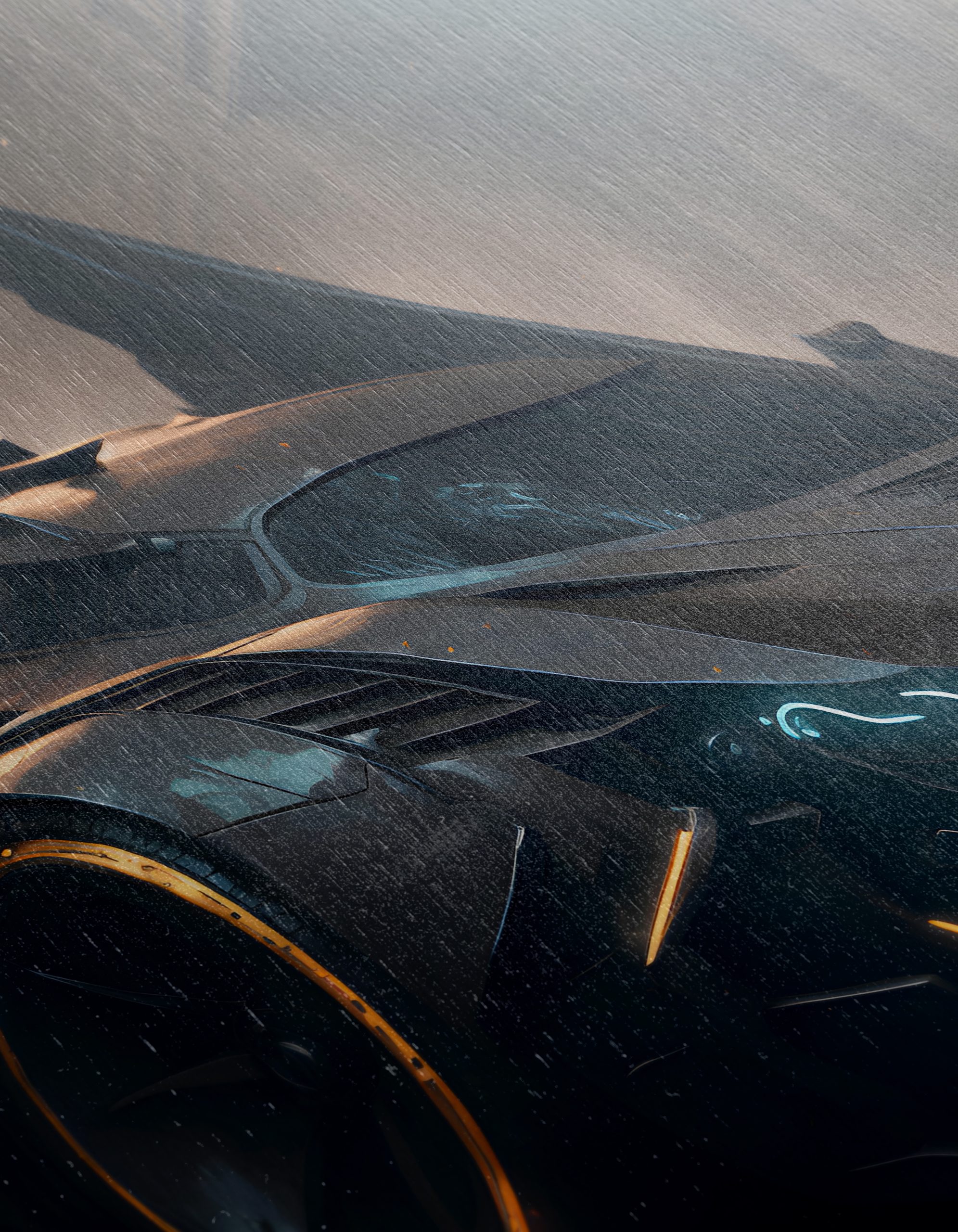 Futuristic Batmobile in Urban Setting - Image 12
