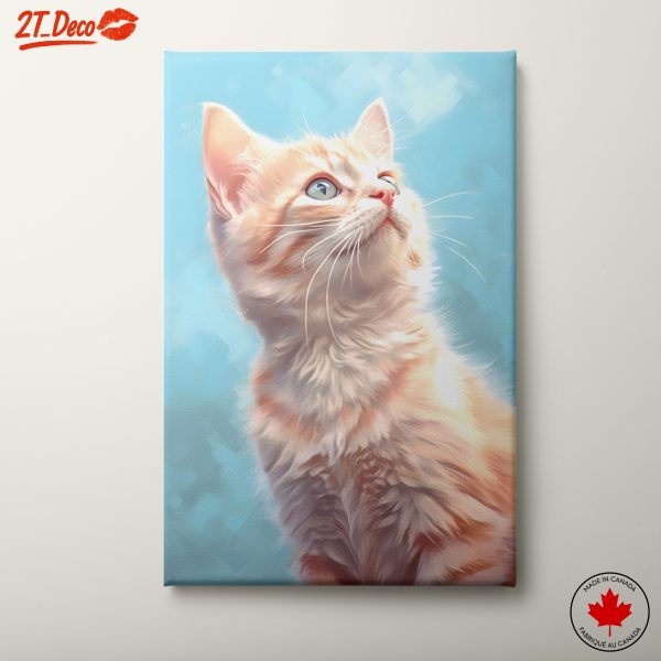 Charming Cat Portrait in Soft Colors 2
