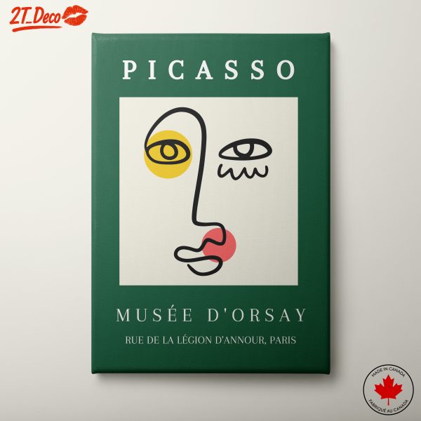Picasso Inspired Abstract Face Art