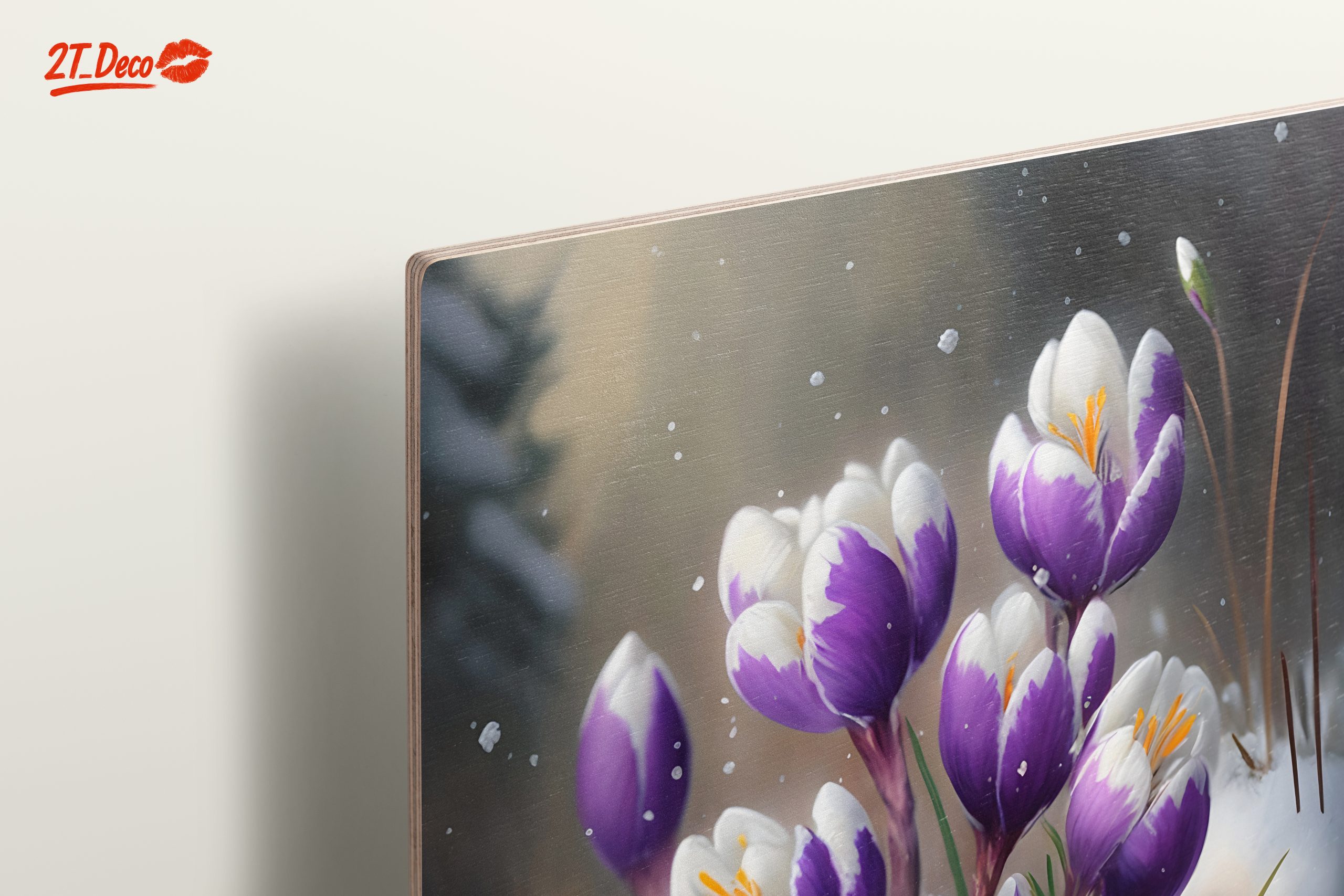 Vibrant Crocus Flowers in Snow - Image 15