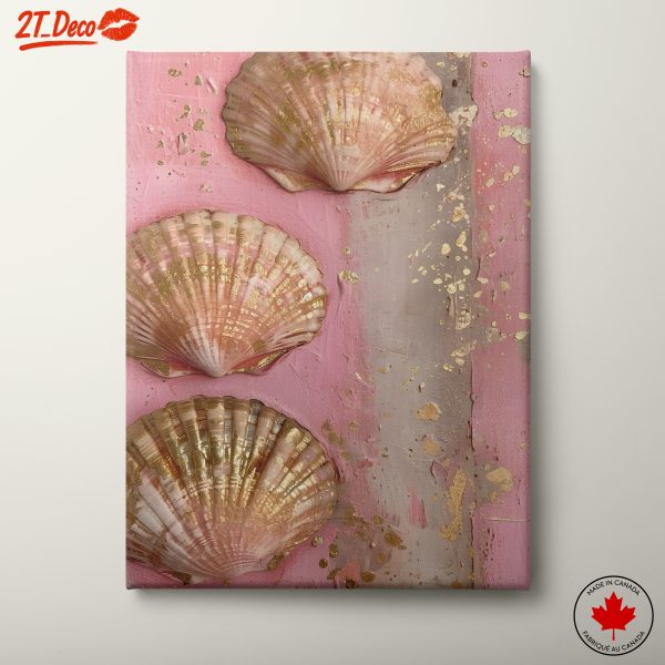 Elegant Seashell Botanical Art