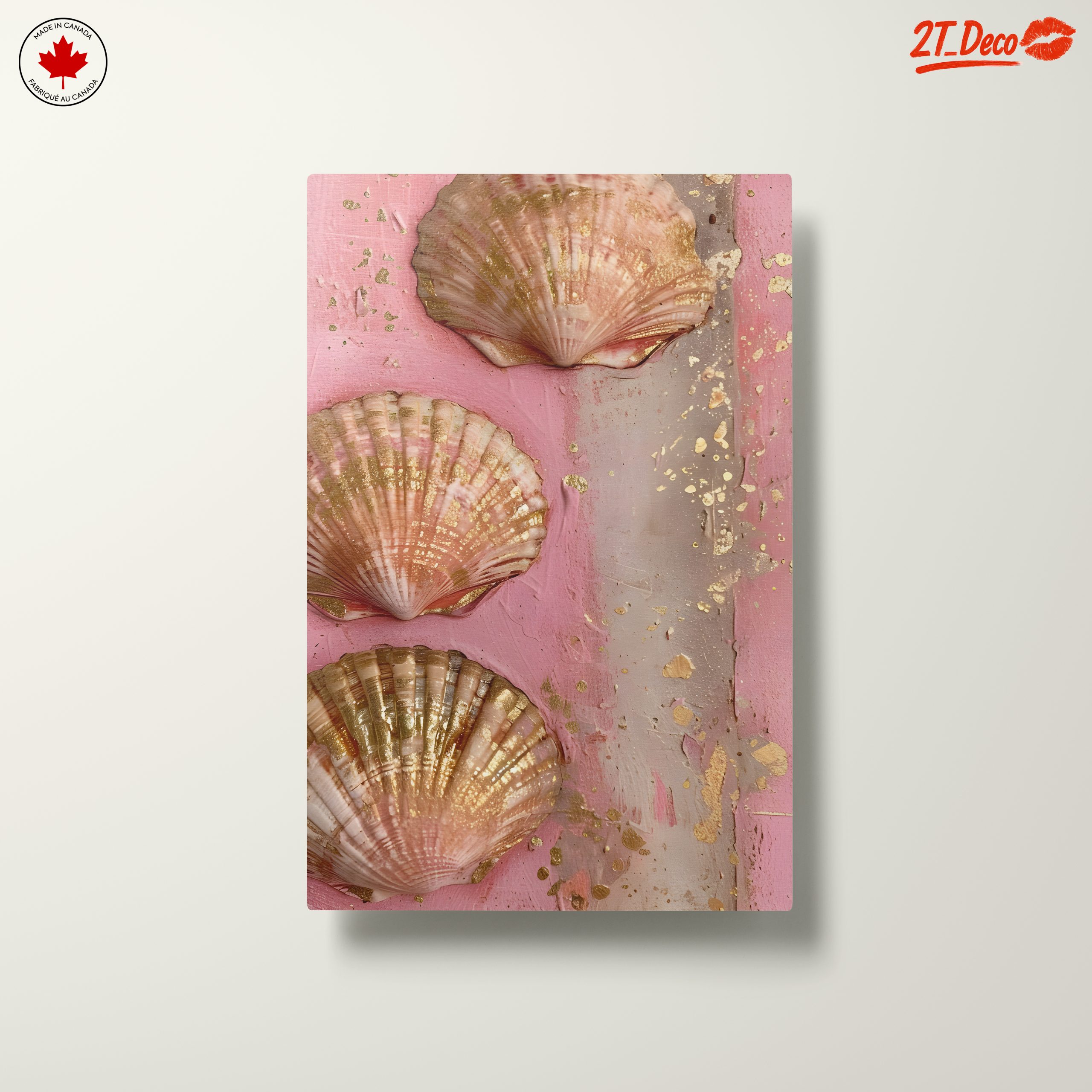 Elegant Seashell Botanical Art - Image 10