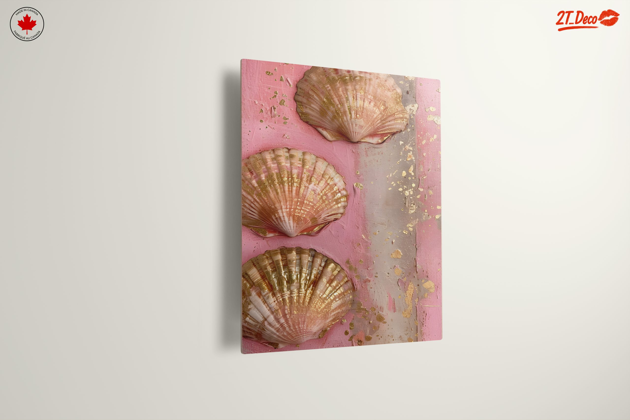 Elegant Seashell Botanical Art - Image 13