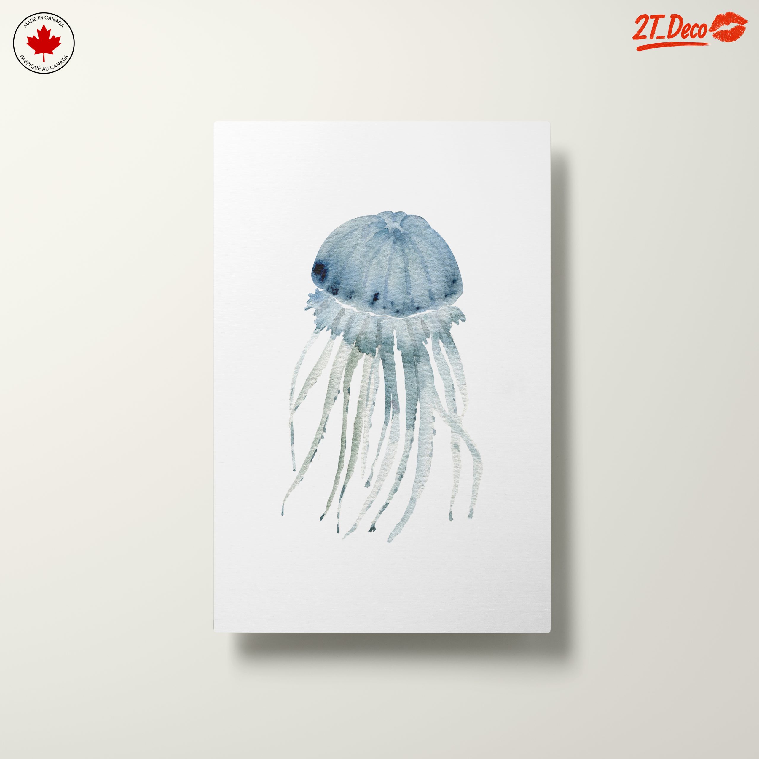 Abstract Jellyfish Watercolor Art 2 - Image 10