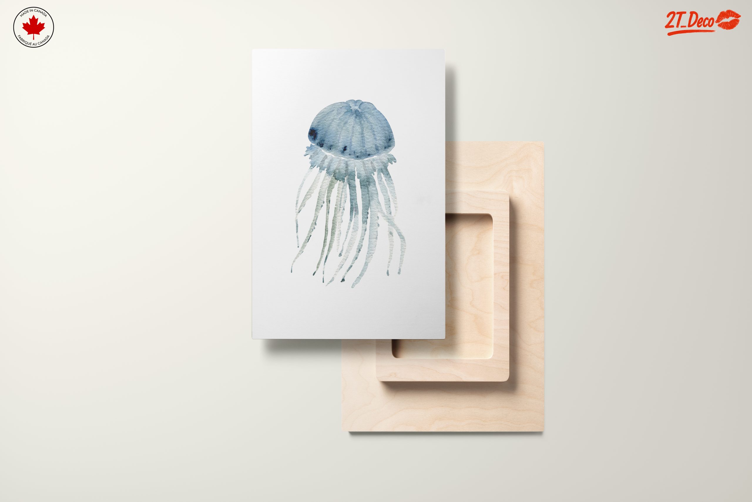 Abstract Jellyfish Watercolor Art 2 - Image 11