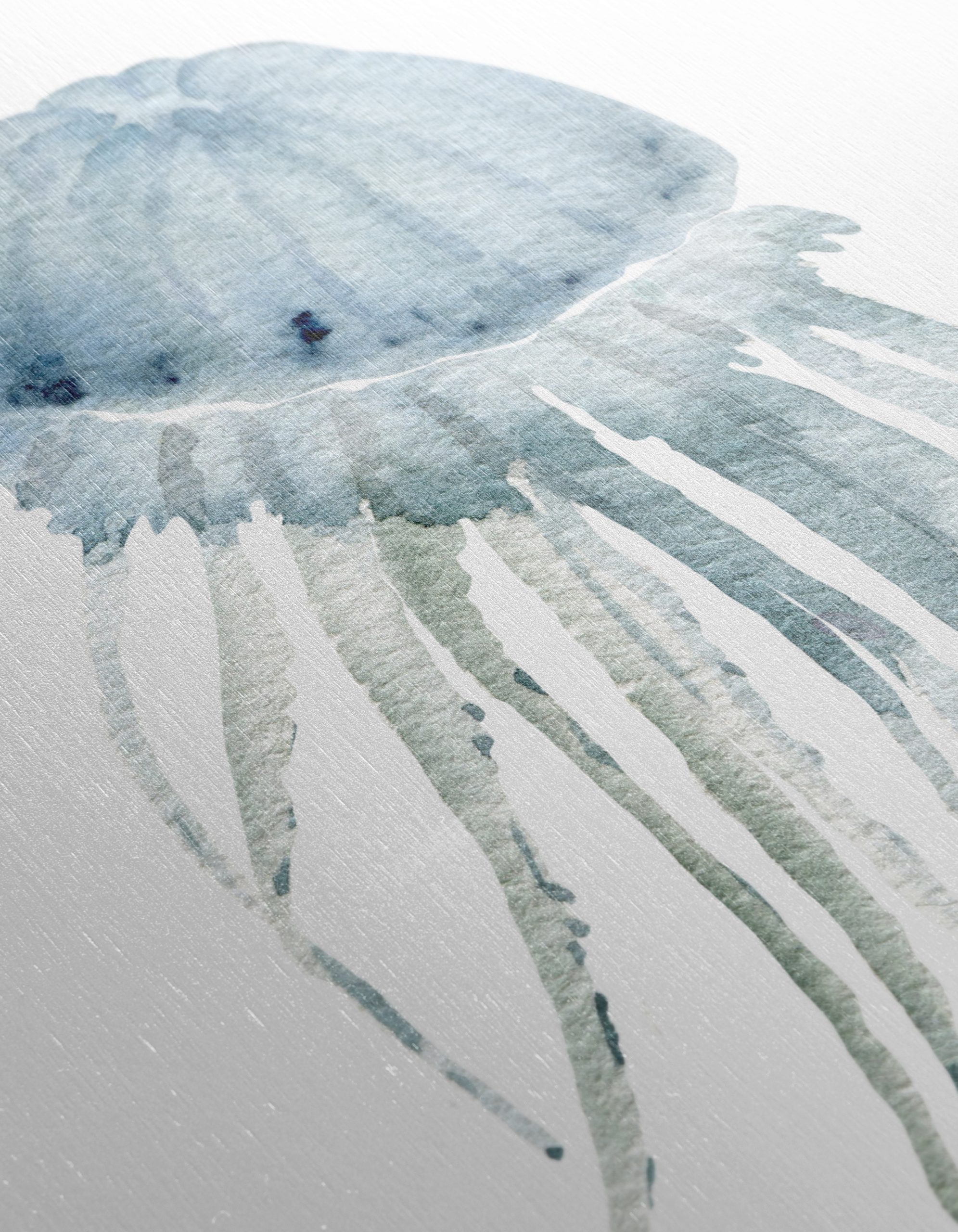 Abstract Jellyfish Watercolor Art 2 - Image 12
