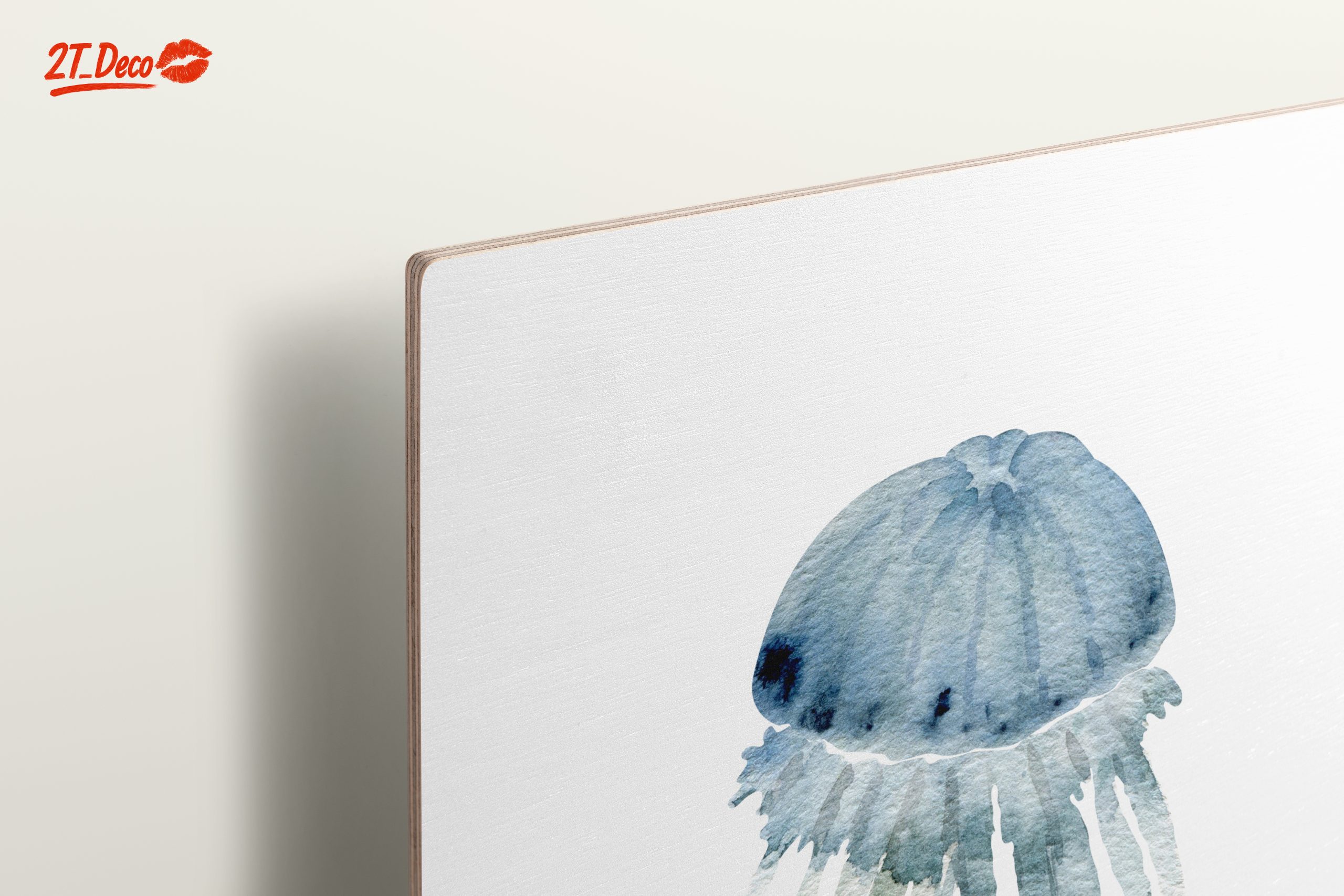 Abstract Jellyfish Watercolor Art 2 - Image 15