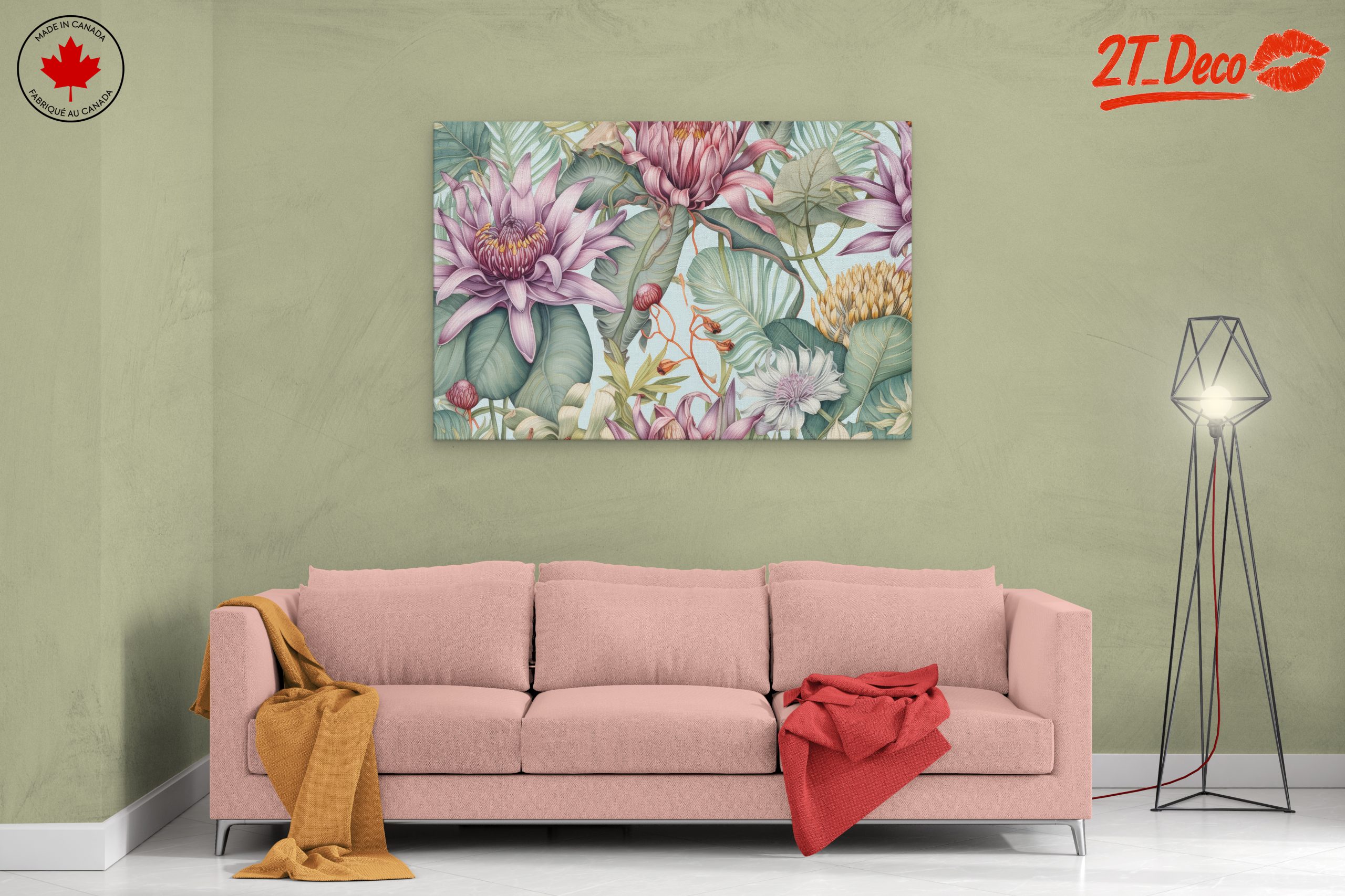 Vibrant Botanical Flower Art - Image 2