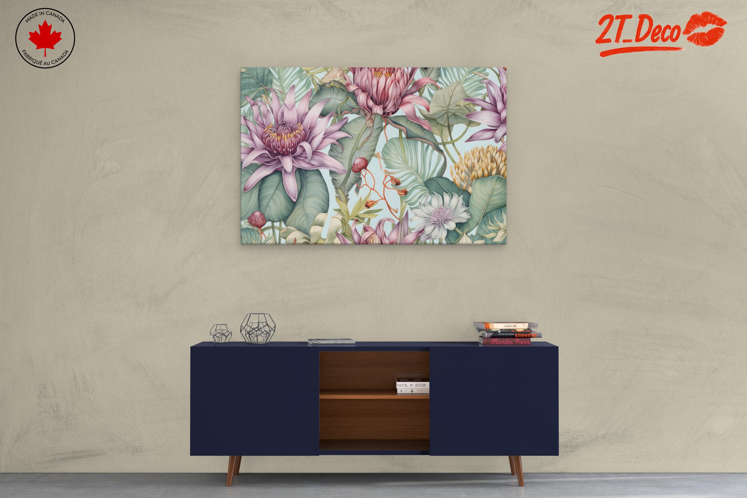 Vibrant Botanical Flower Art - Image 3