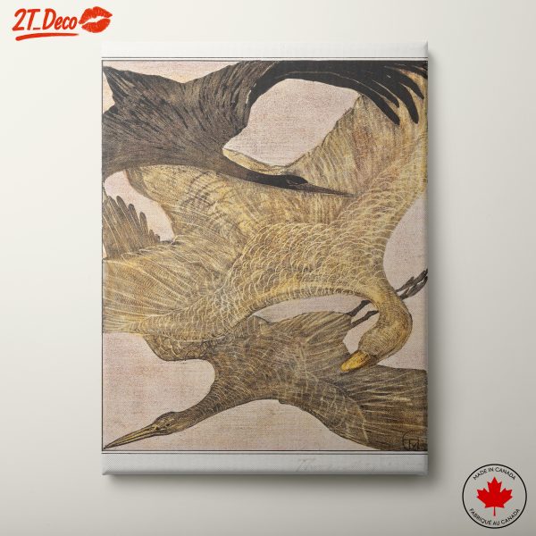 Elegant Bird Art Composition
