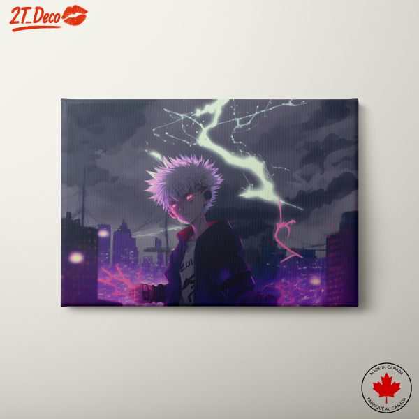 Energetic Character with Lightning Effects