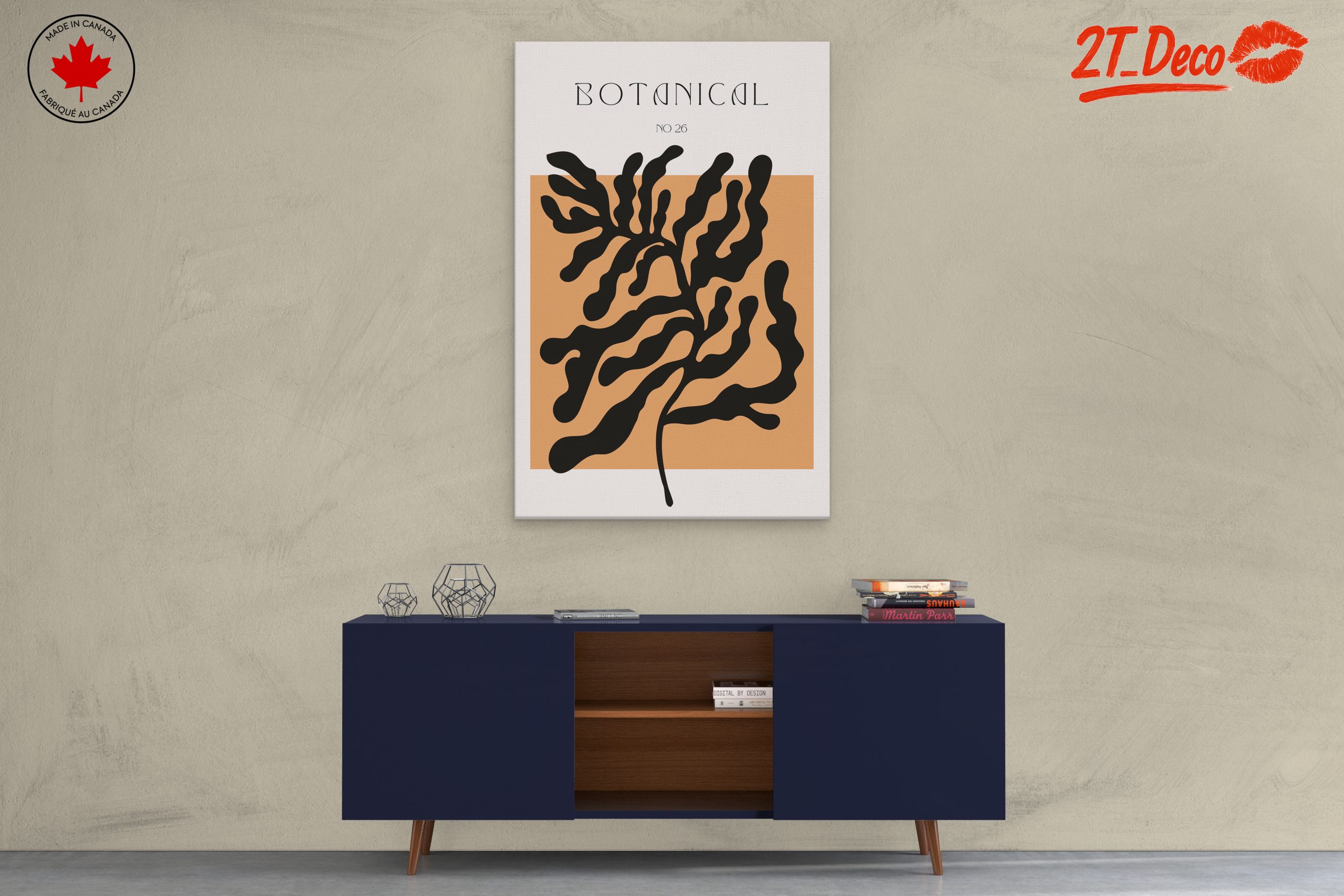 Stylized Botanical Art with Minimalist Design - Image 3