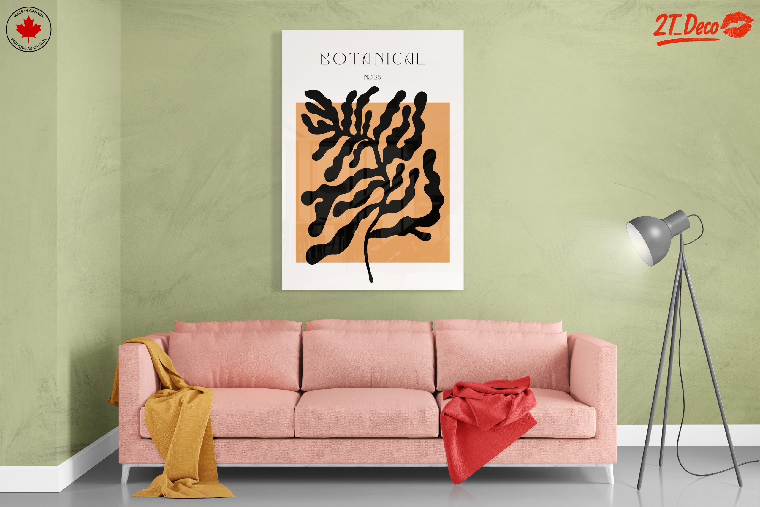 Stylized Botanical Art with Minimalist Design - Image 7