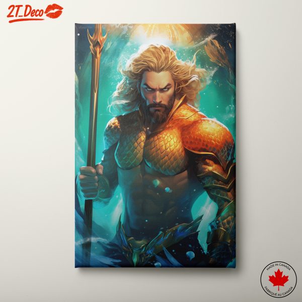 Aquaman Character Art In Stunning Underwater Scene