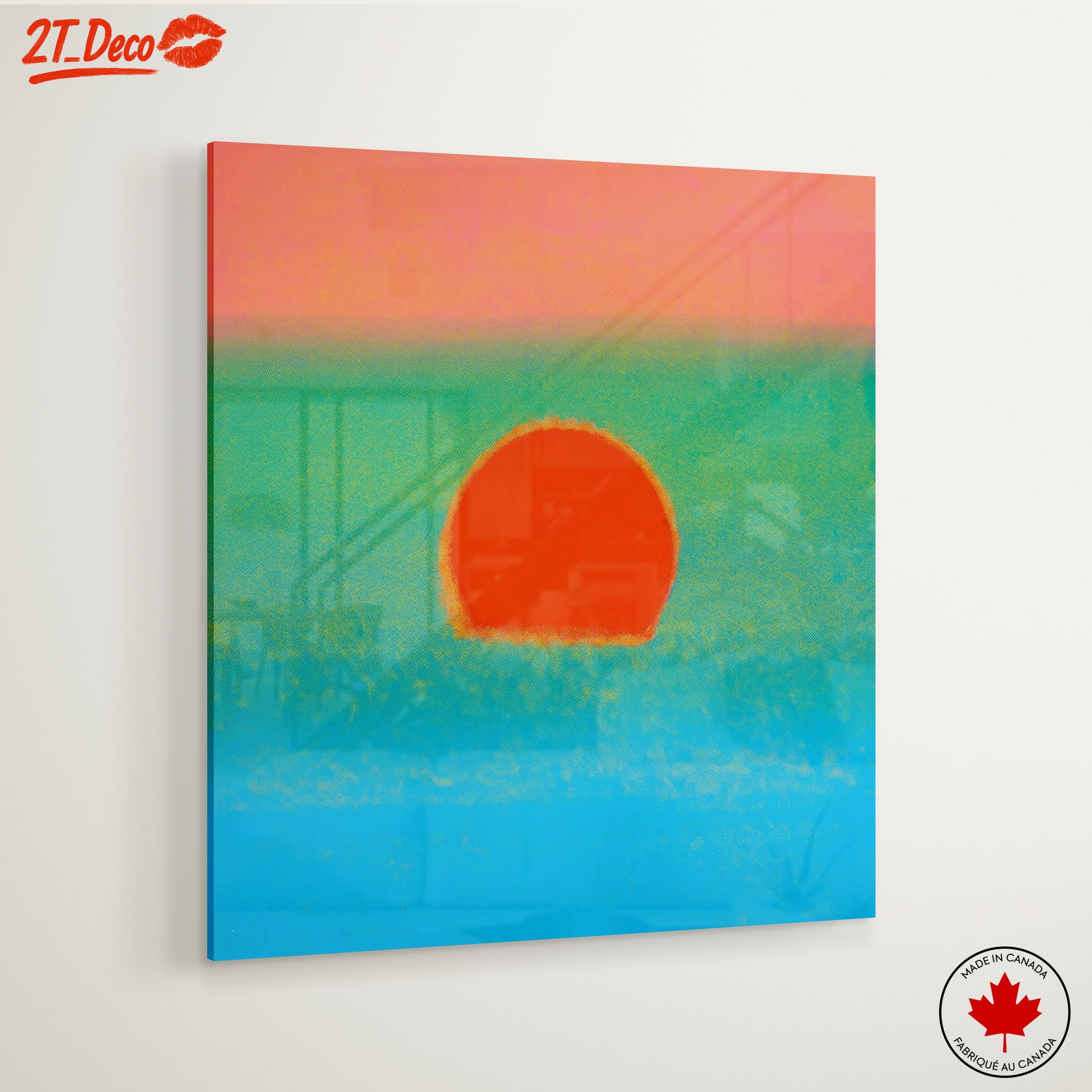 Vibrant Abstract Sunset with Cloud Elements - Image 6