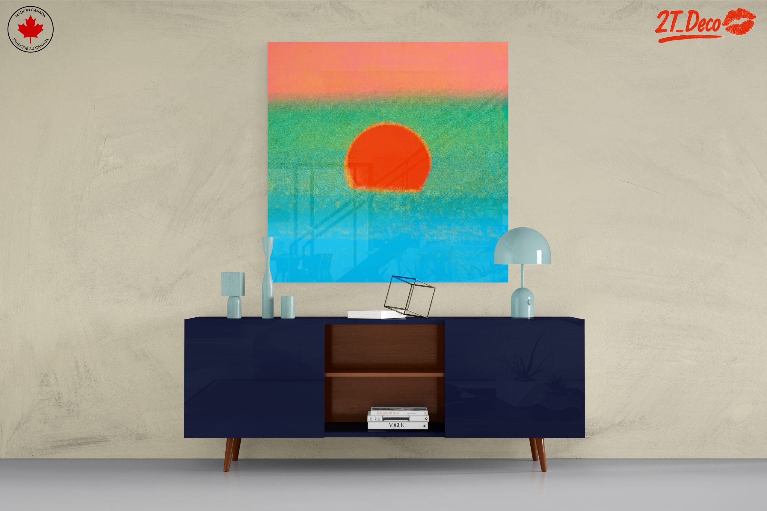 Vibrant Abstract Sunset with Cloud Elements - Image 8