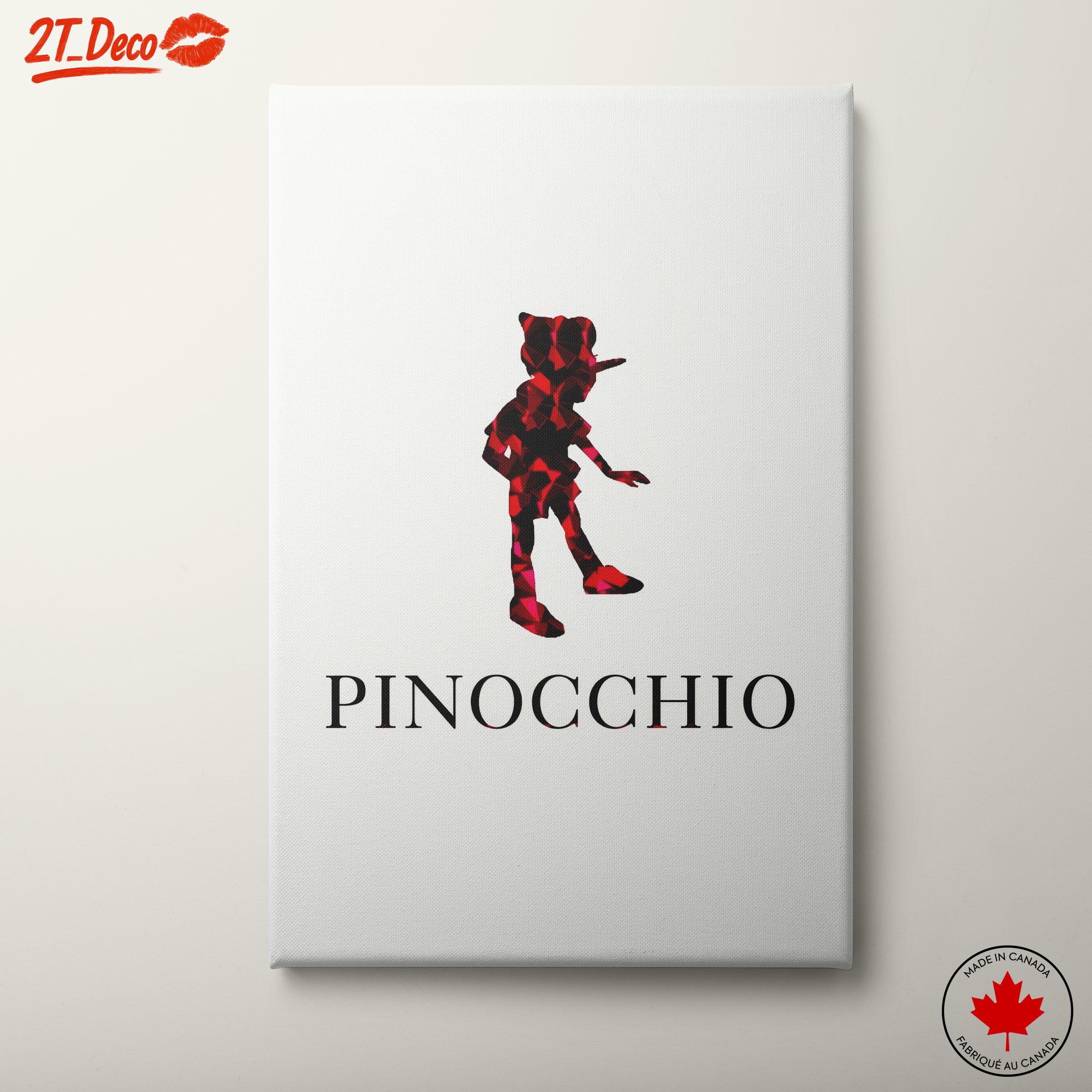 Stylized Pinocchio Character Art