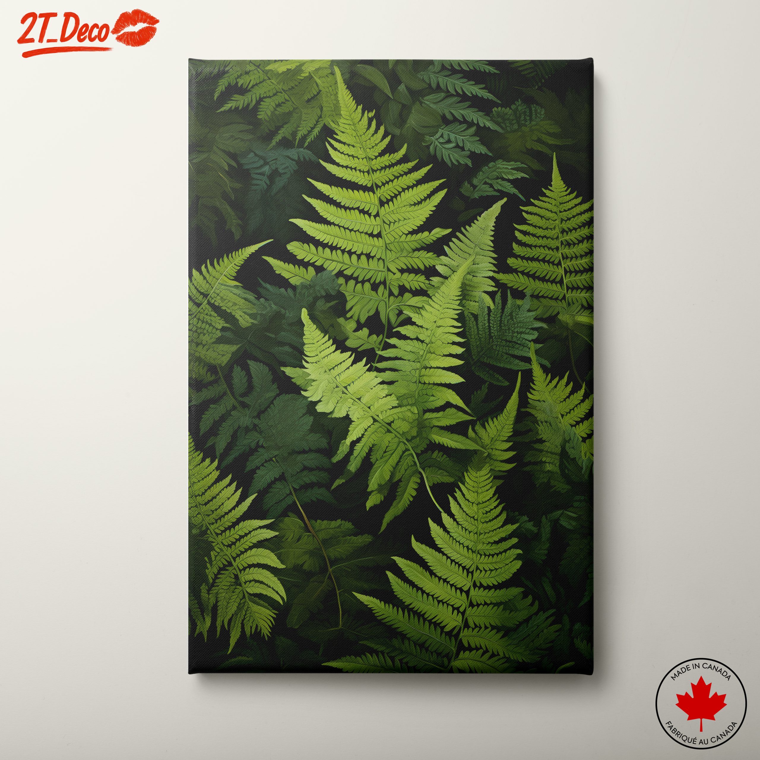 Lush Ferns Botanical Art