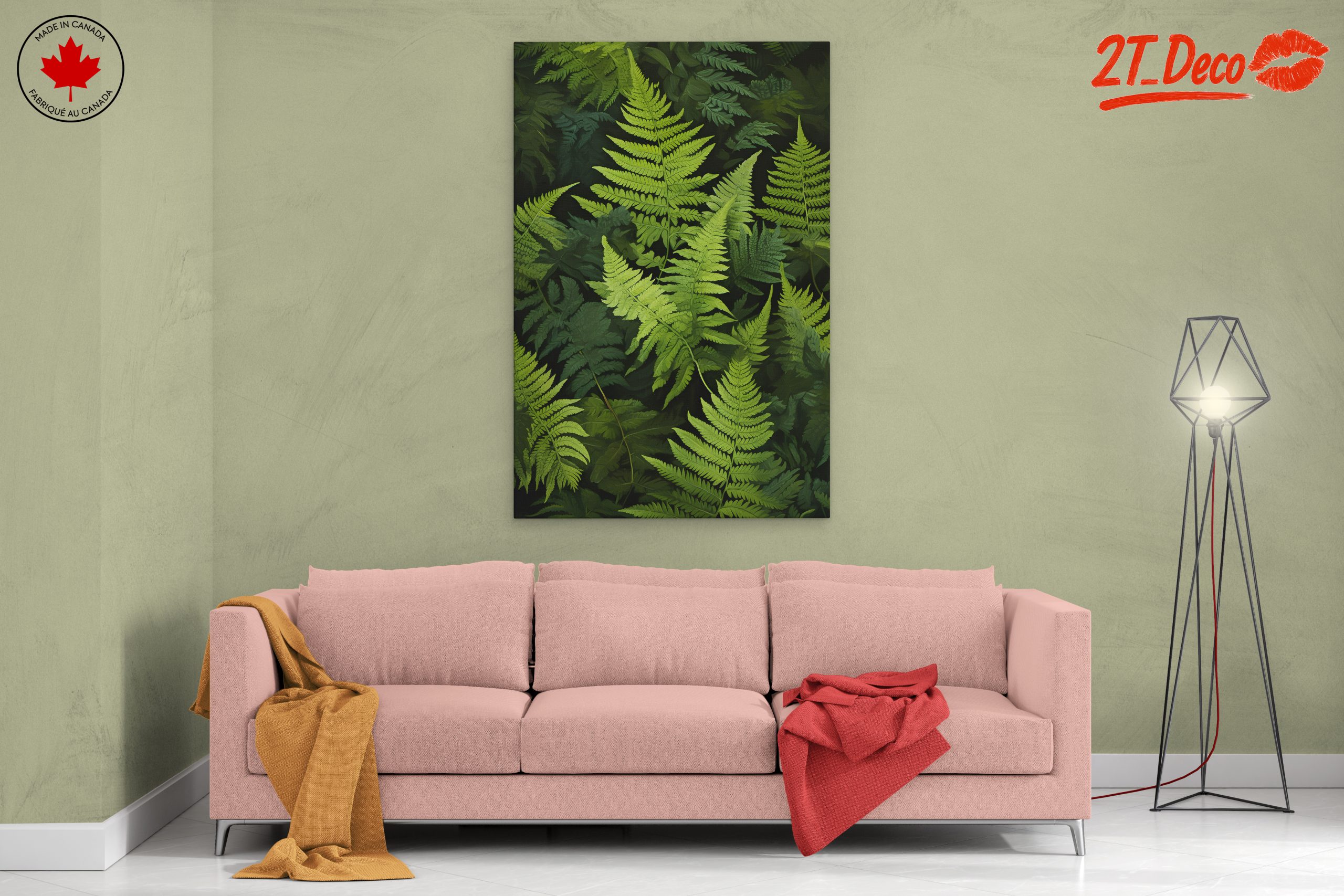 Lush Ferns Botanical Art - Image 2
