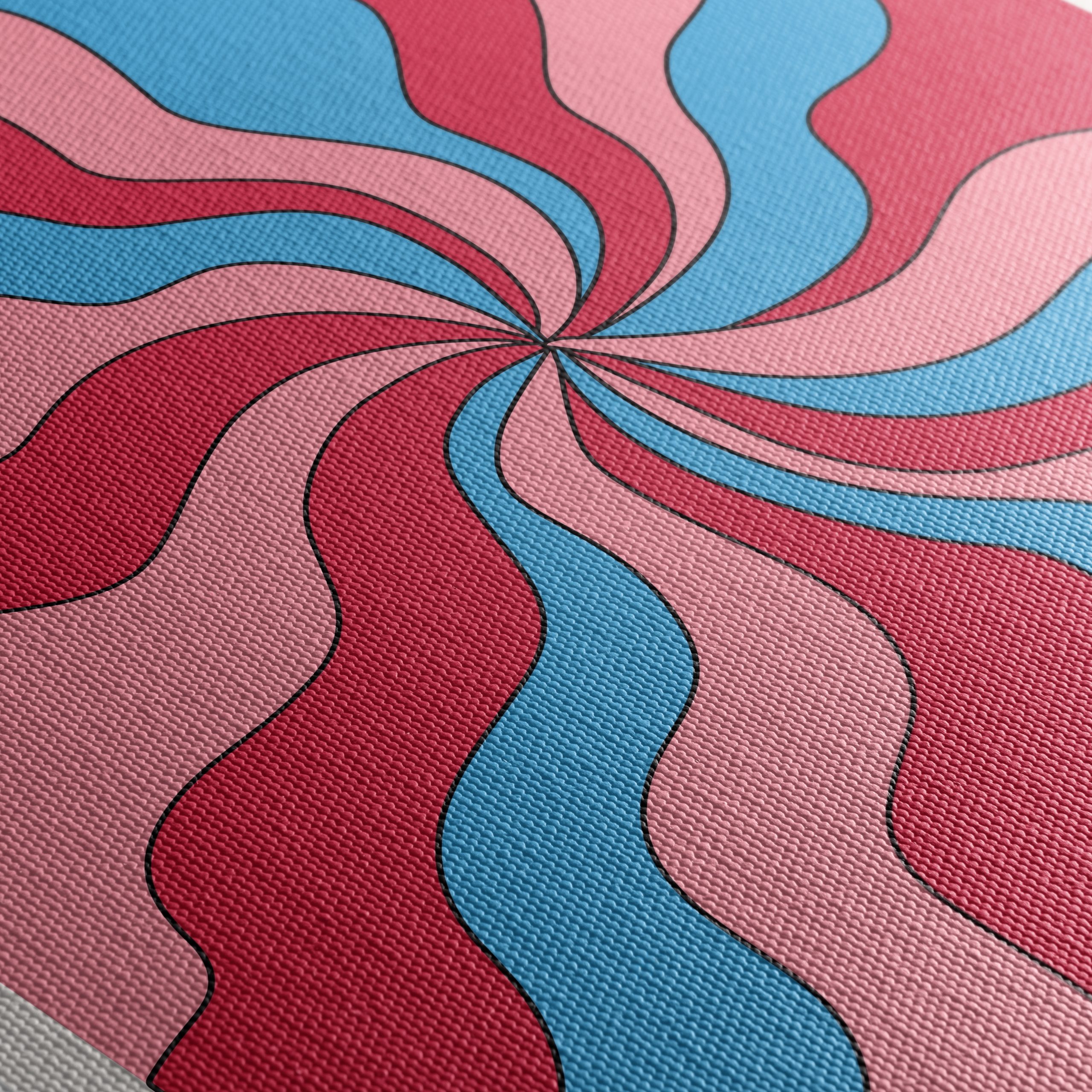 Dynamic Abstract Color Swirl Art - Image 5