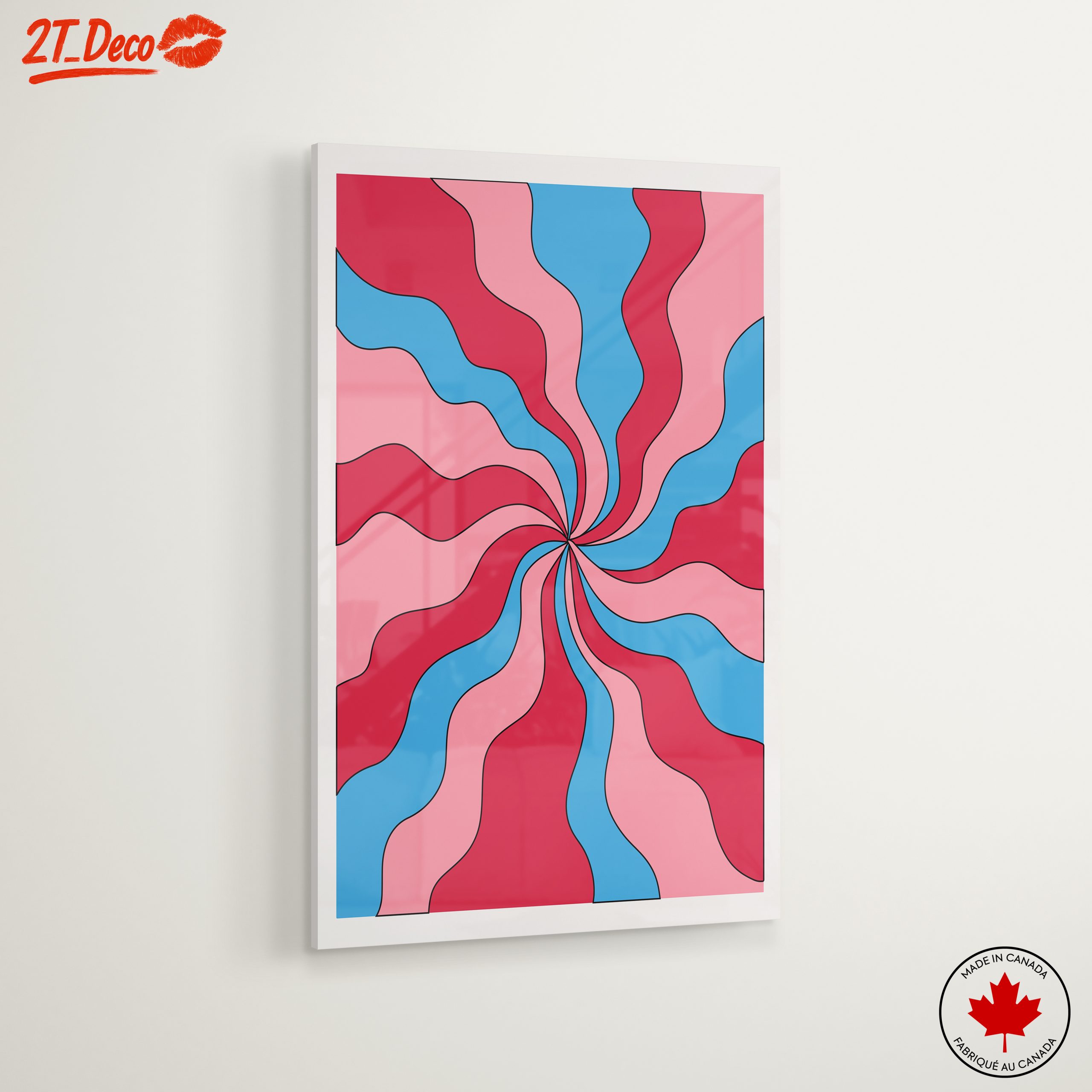Dynamic Abstract Color Swirl Art - Image 6