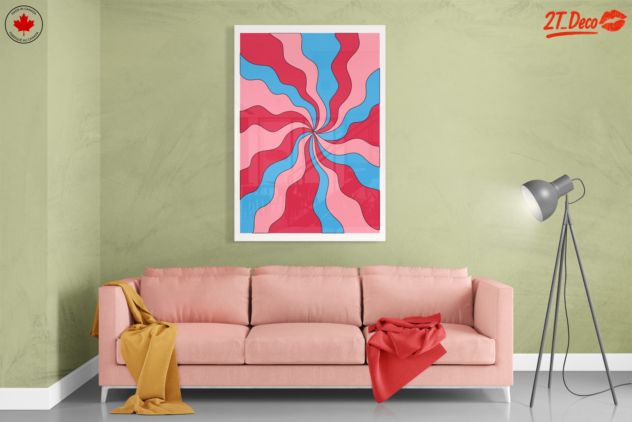Dynamic Abstract Color Swirl Art - Image 7