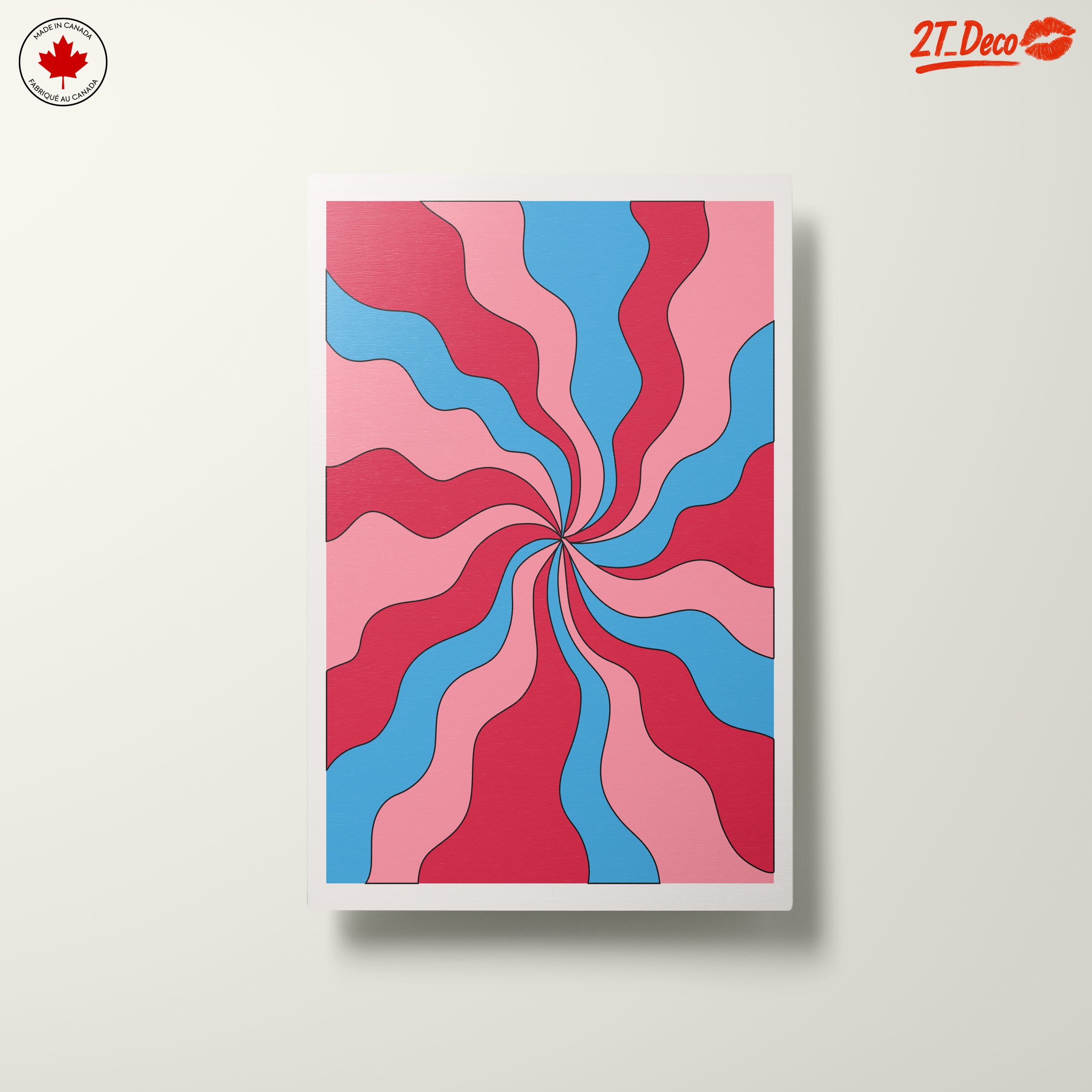Dynamic Abstract Color Swirl Art - Image 10