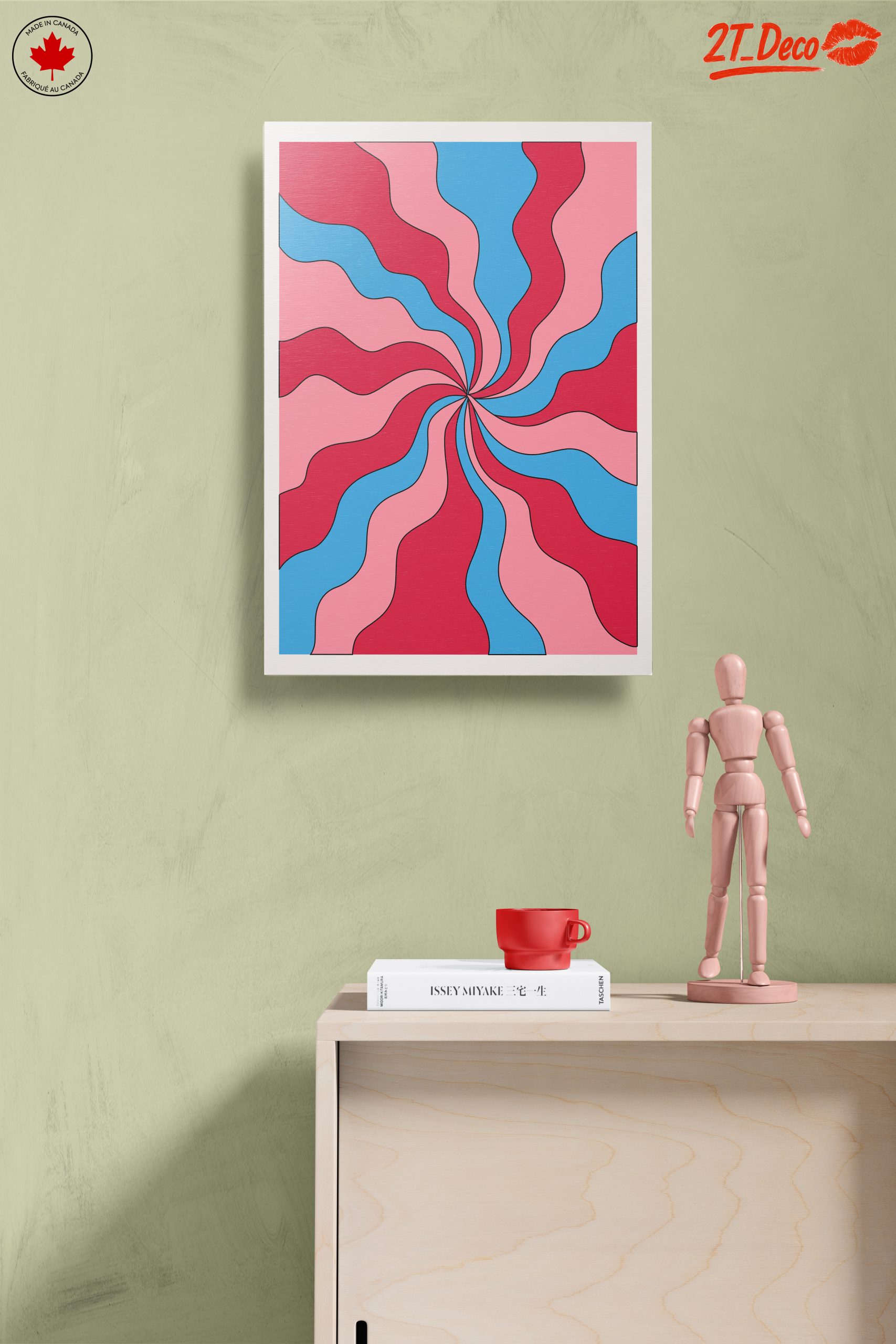 Dynamic Abstract Color Swirl Art - Image 14