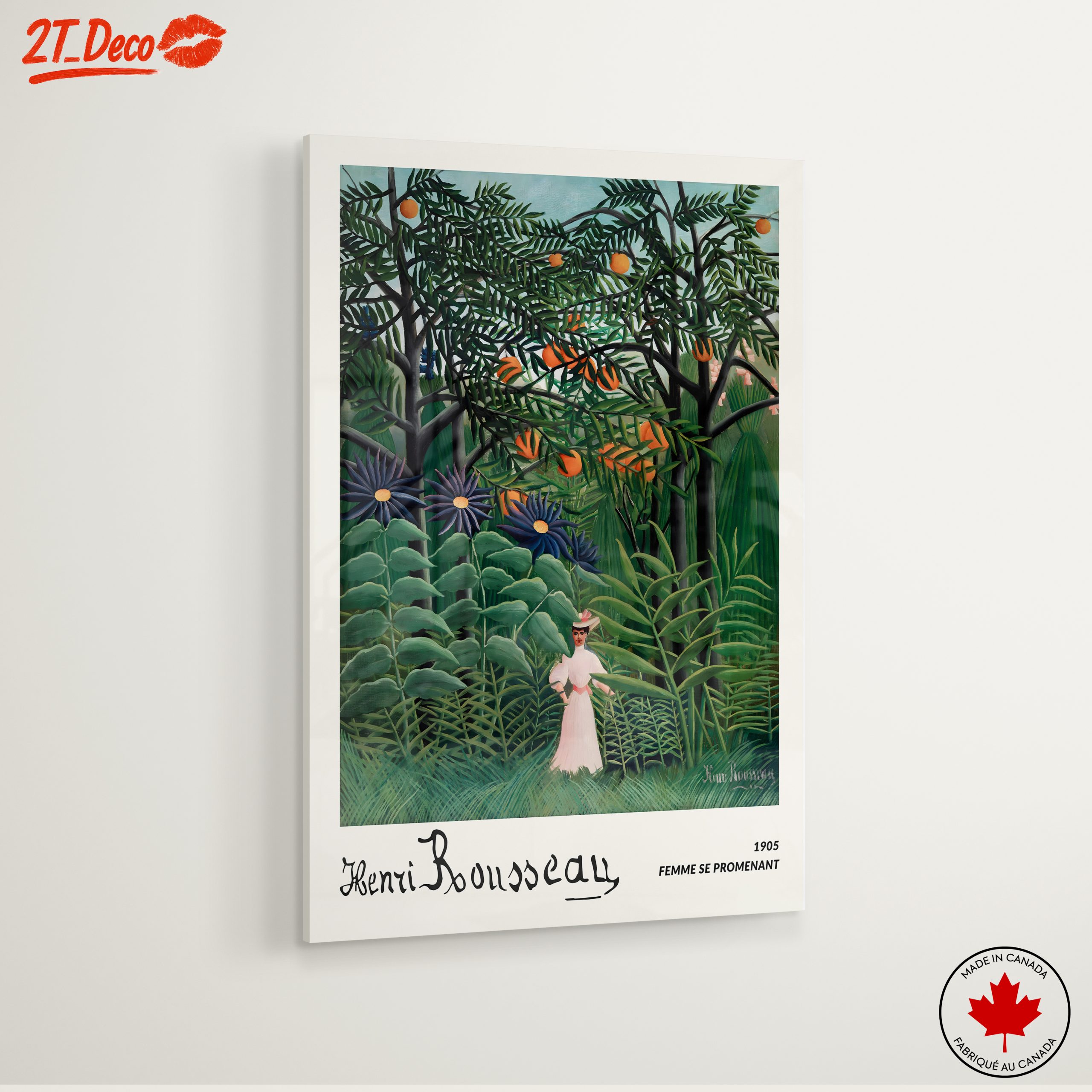 Feminine Figure in Lush Botanical Scene - Image 6