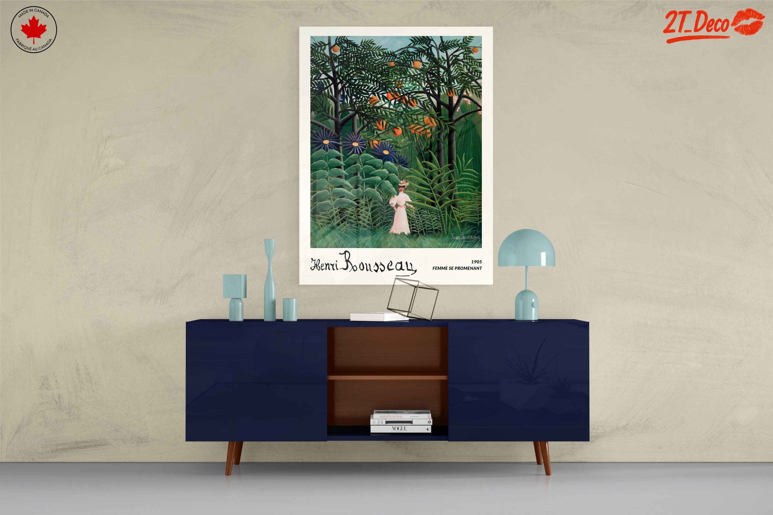 Feminine Figure in Lush Botanical Scene - Image 8