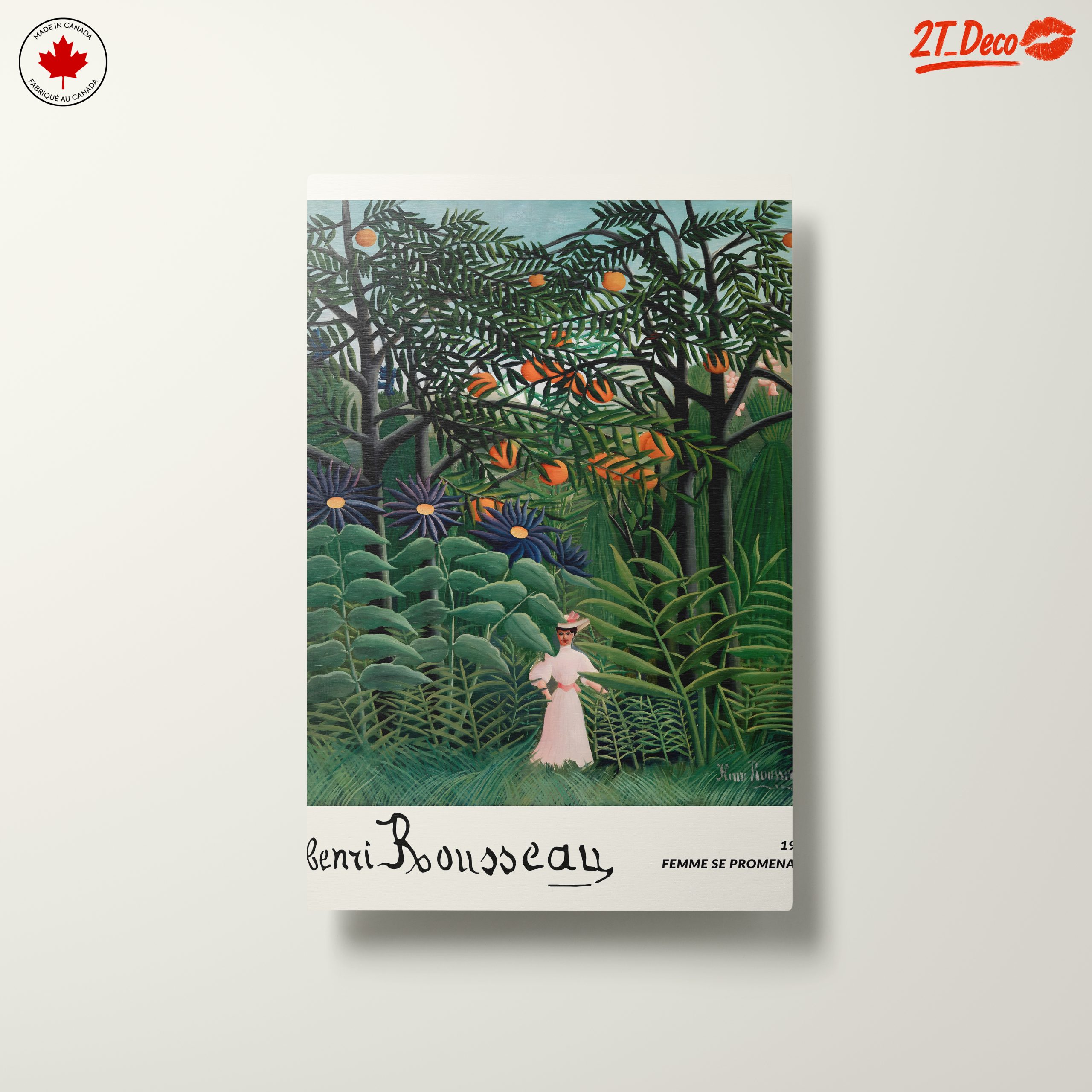 Feminine Figure in Lush Botanical Scene - Image 10