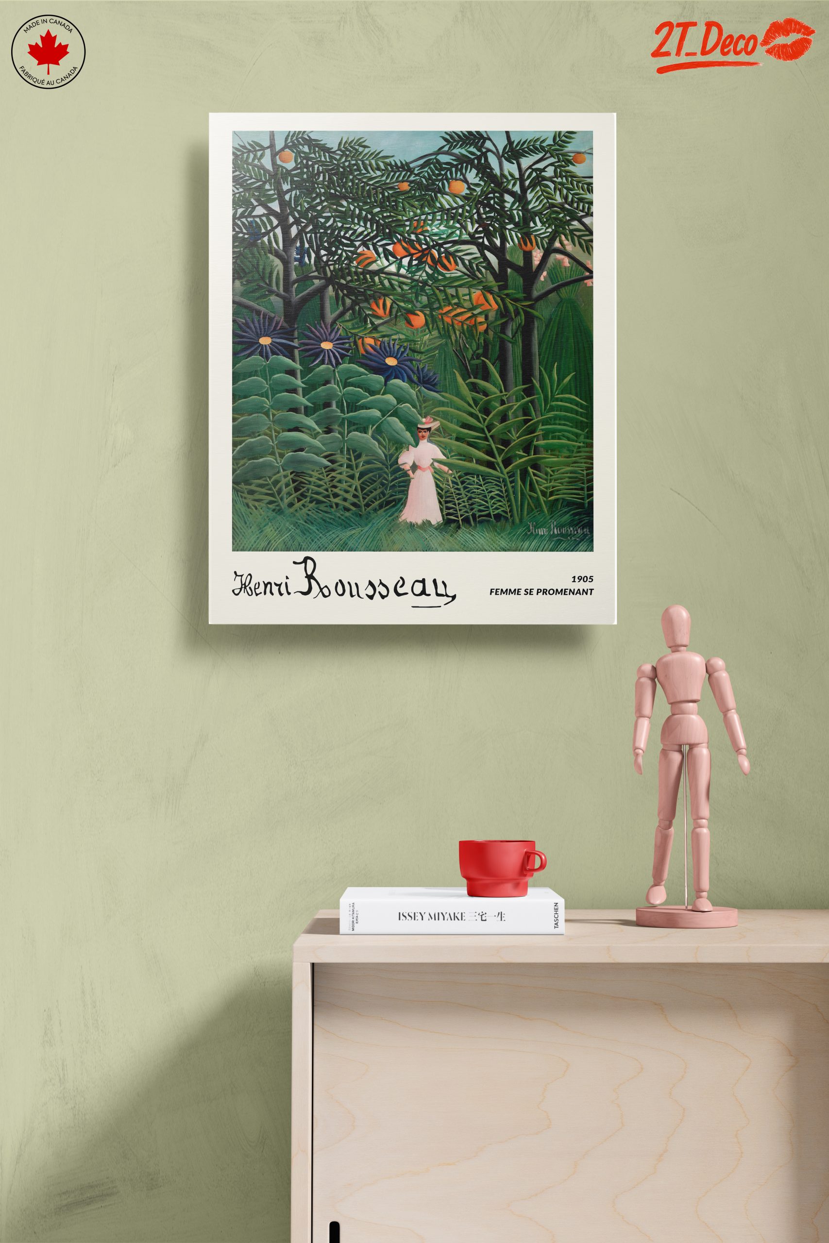 Feminine Figure in Lush Botanical Scene - Image 14