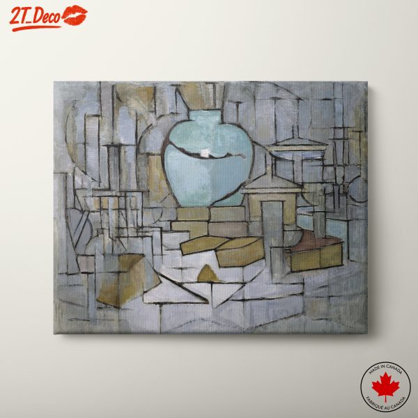 Geometric Abstract Composition in Soft Colors