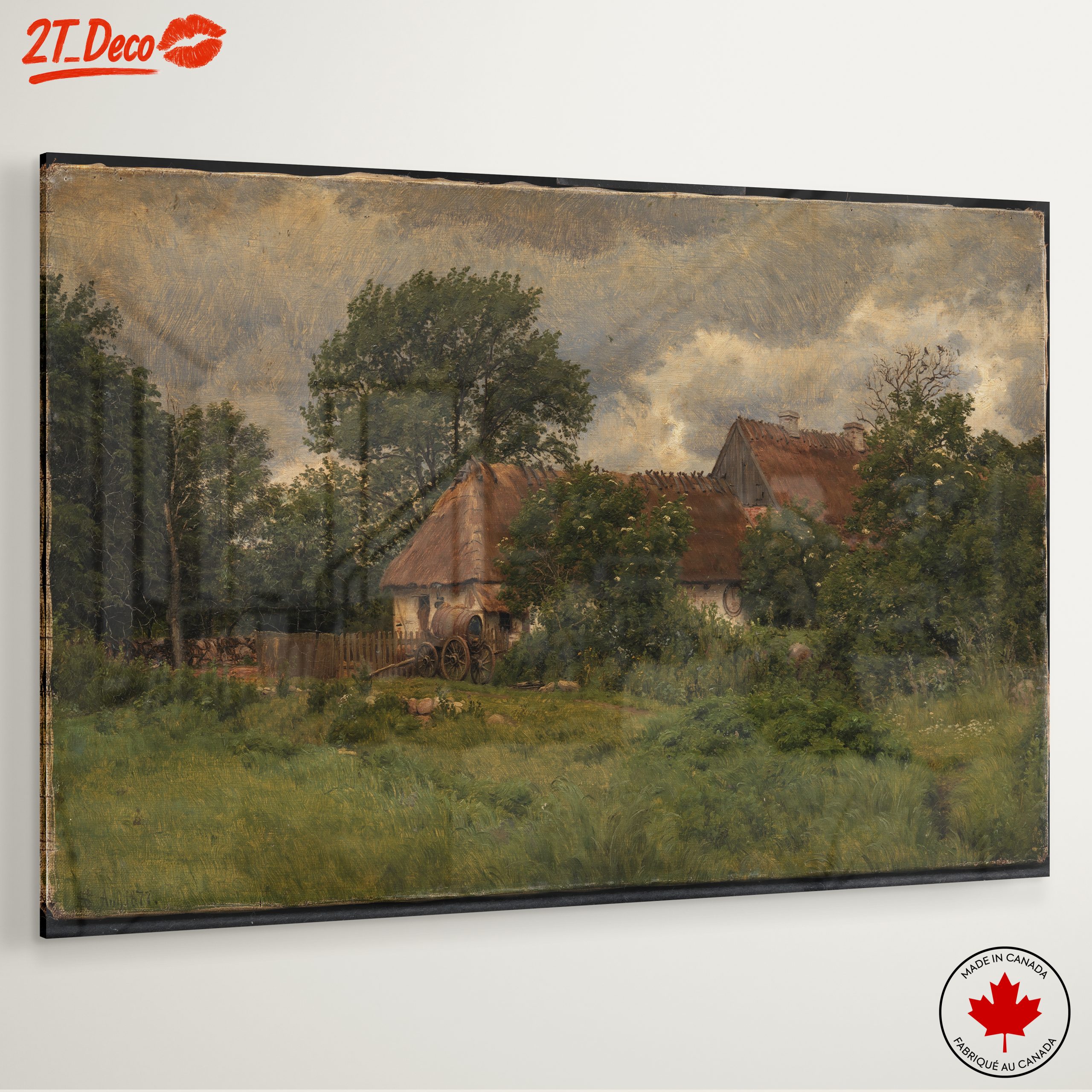 Tranquil Rural Landscape with Cottage - Image 6