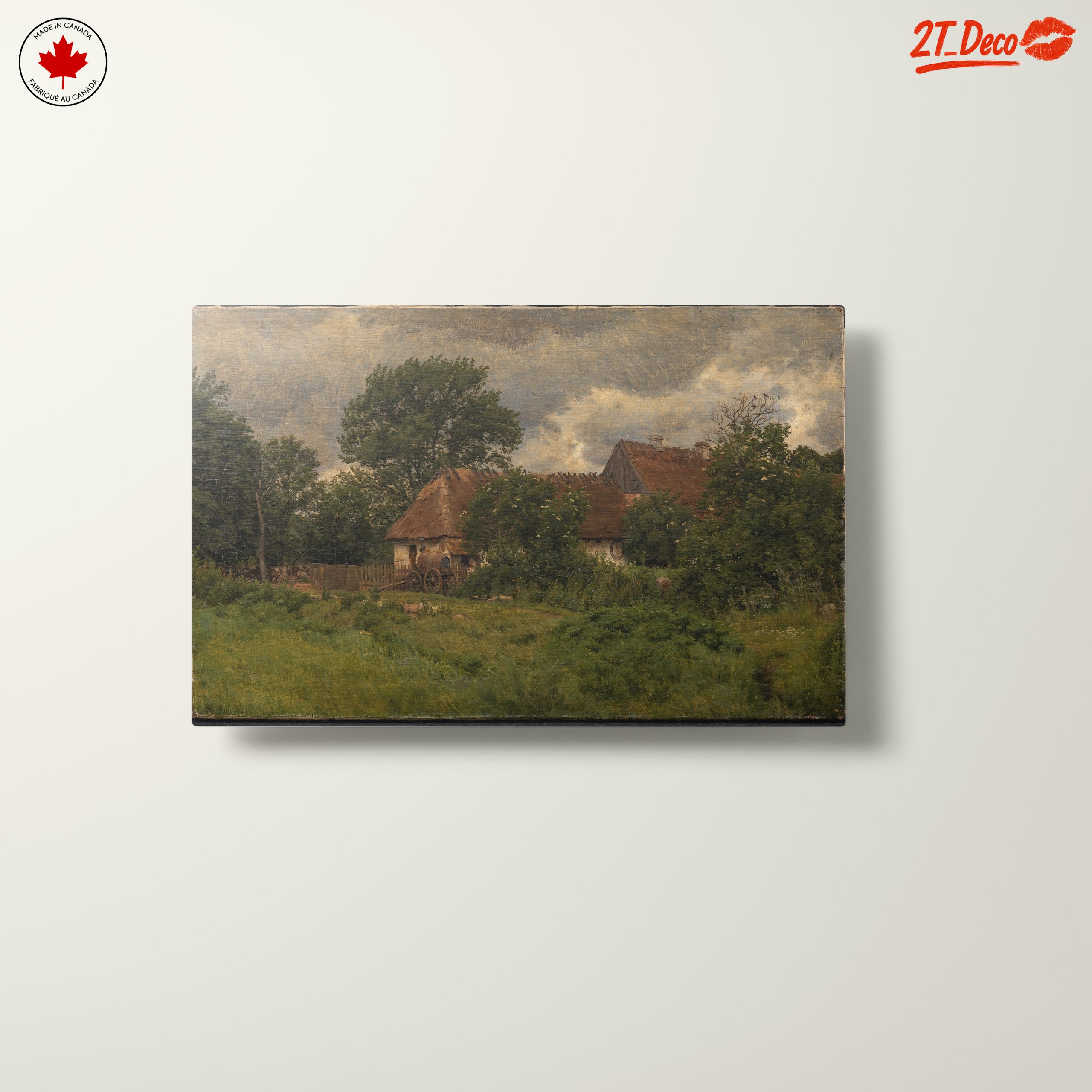 Tranquil Rural Landscape with Cottage - Image 10