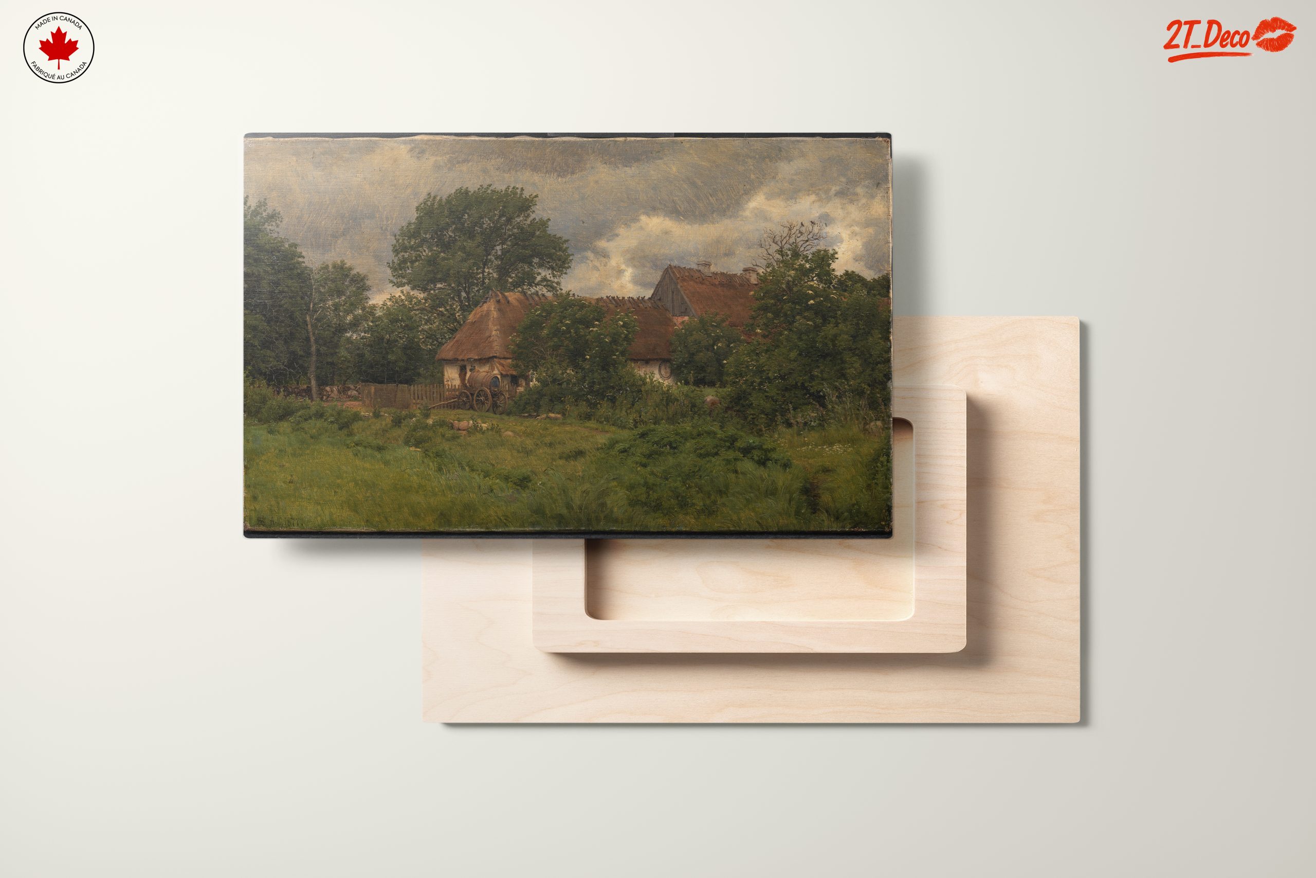 Tranquil Rural Landscape with Cottage - Image 11