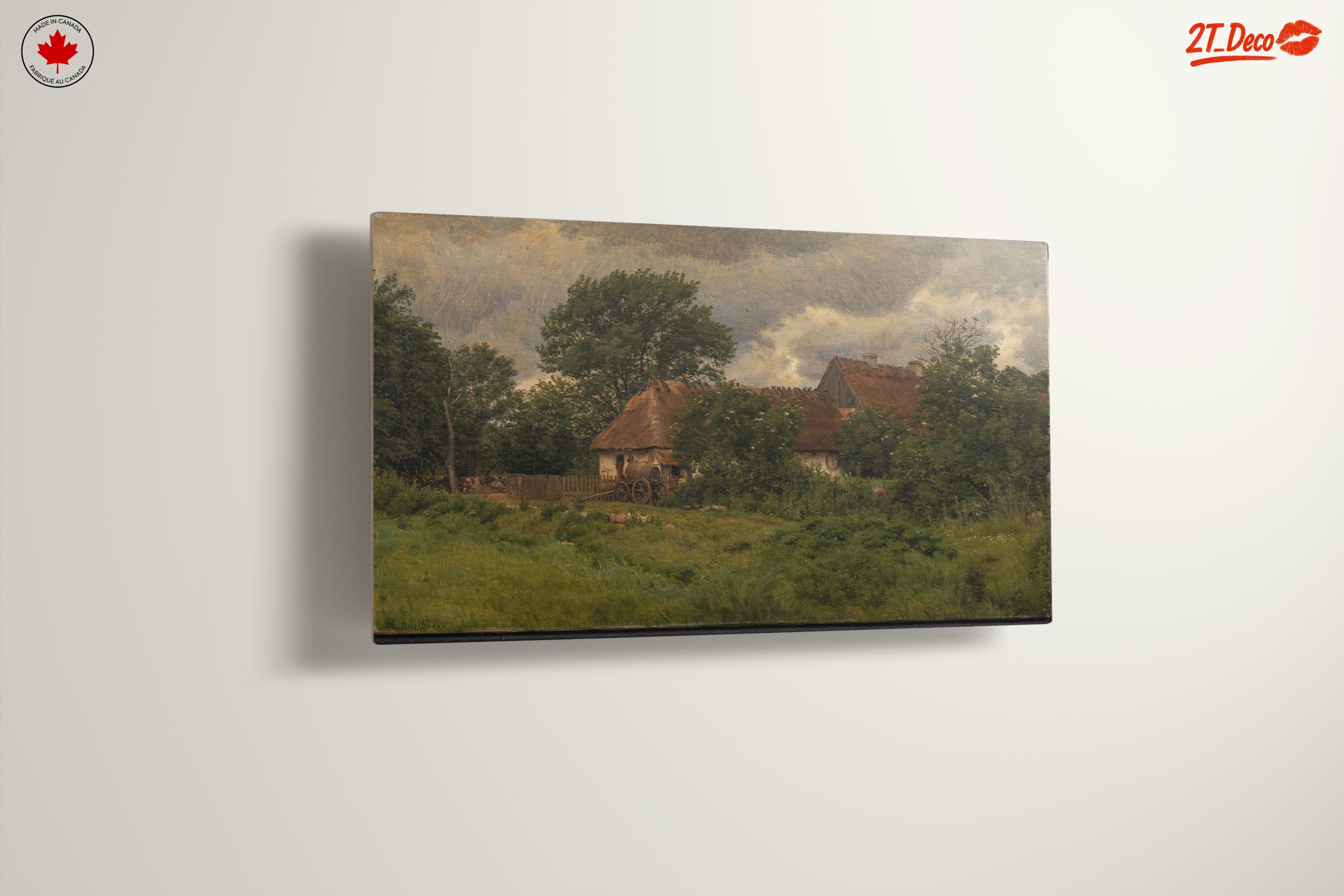 Tranquil Rural Landscape with Cottage - Image 13