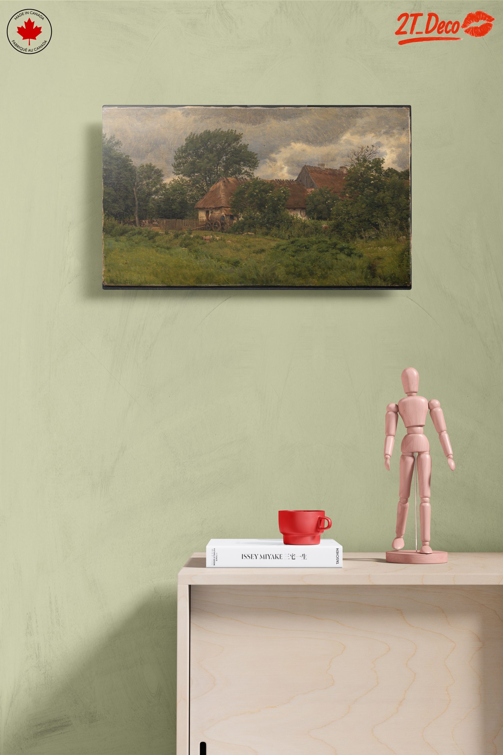 Tranquil Rural Landscape with Cottage - Image 14