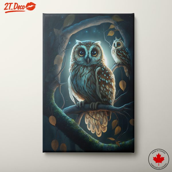 Majestic Owl Family Artwork