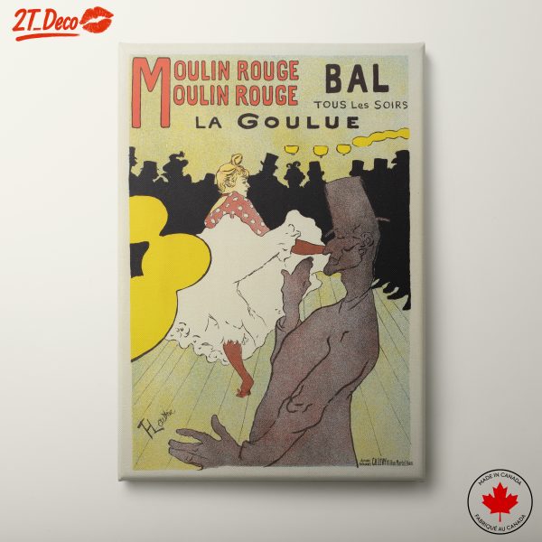 Vintage Moulin Rouge La Goulue Art