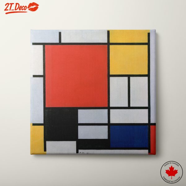 Geometric Abstract Composition with Bold Colors 2
